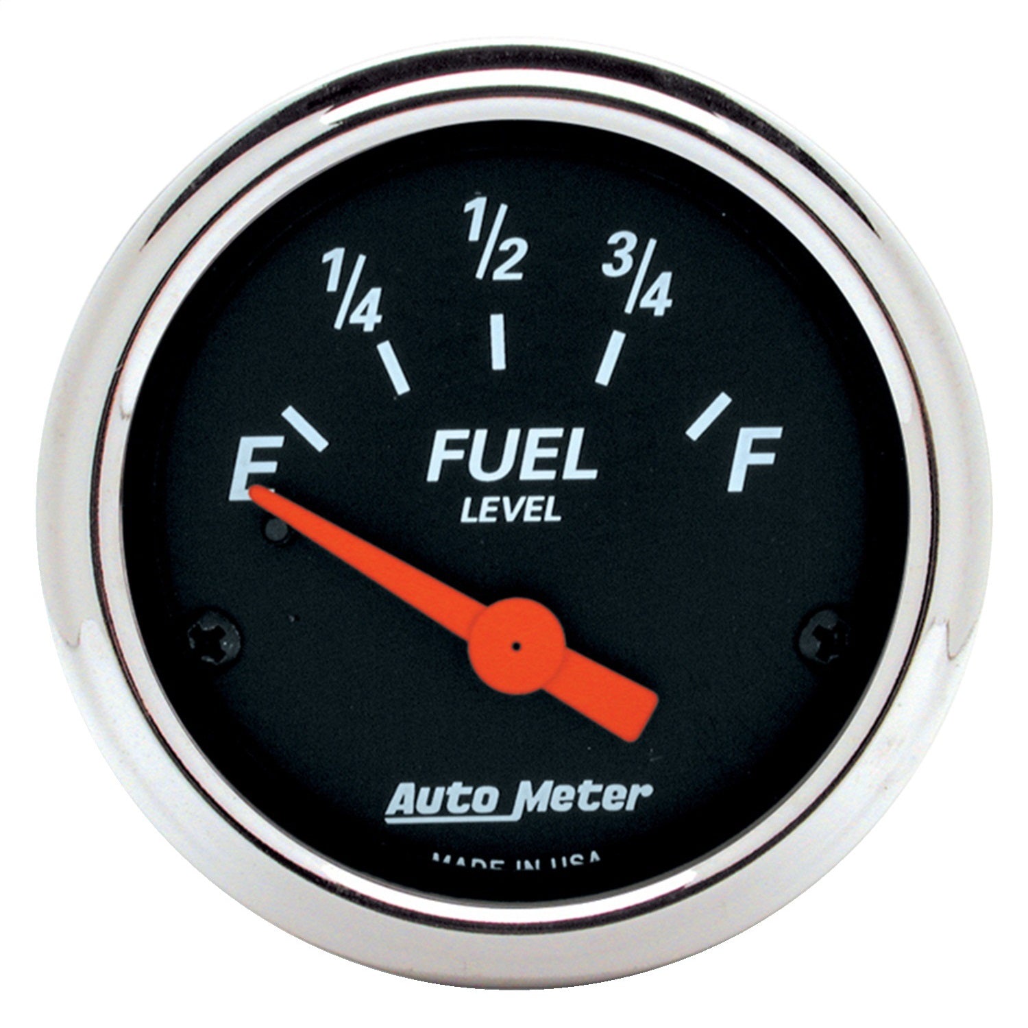 AutoMeter 1425 GAUGE; FUEL LEVEL; 2 1/16in.; 0OE TO 30OF; ELEC; DESIGNER BLACK AutoMeter 1425