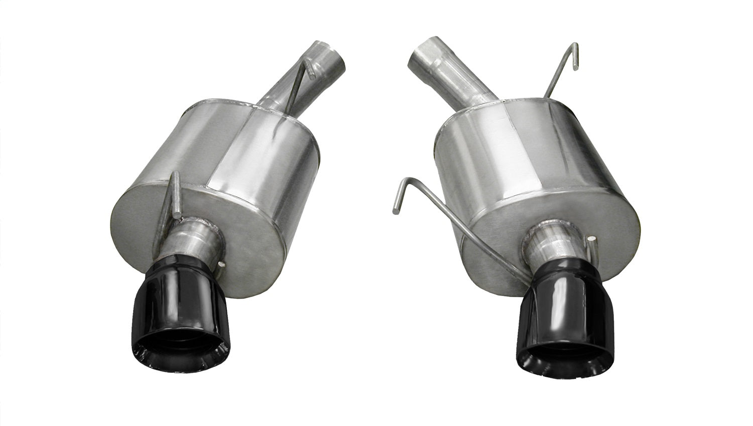 Corsa Performance 14311BLK 2.5in. Axle-Back Dual Rear Exit with Single 4.0in. Black PVD Pro-Series Tips Corsa Performance 14311BLK