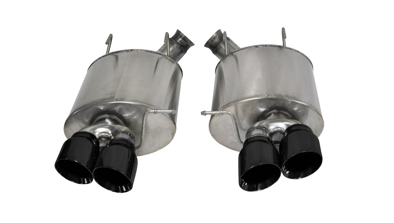 Corsa Performance 14321BLK 3.0in. Axle-Back Dual Rear Exit with Twin 4.0in. Black PVD Pro-Series Tips Corsa Performance 14321BLK