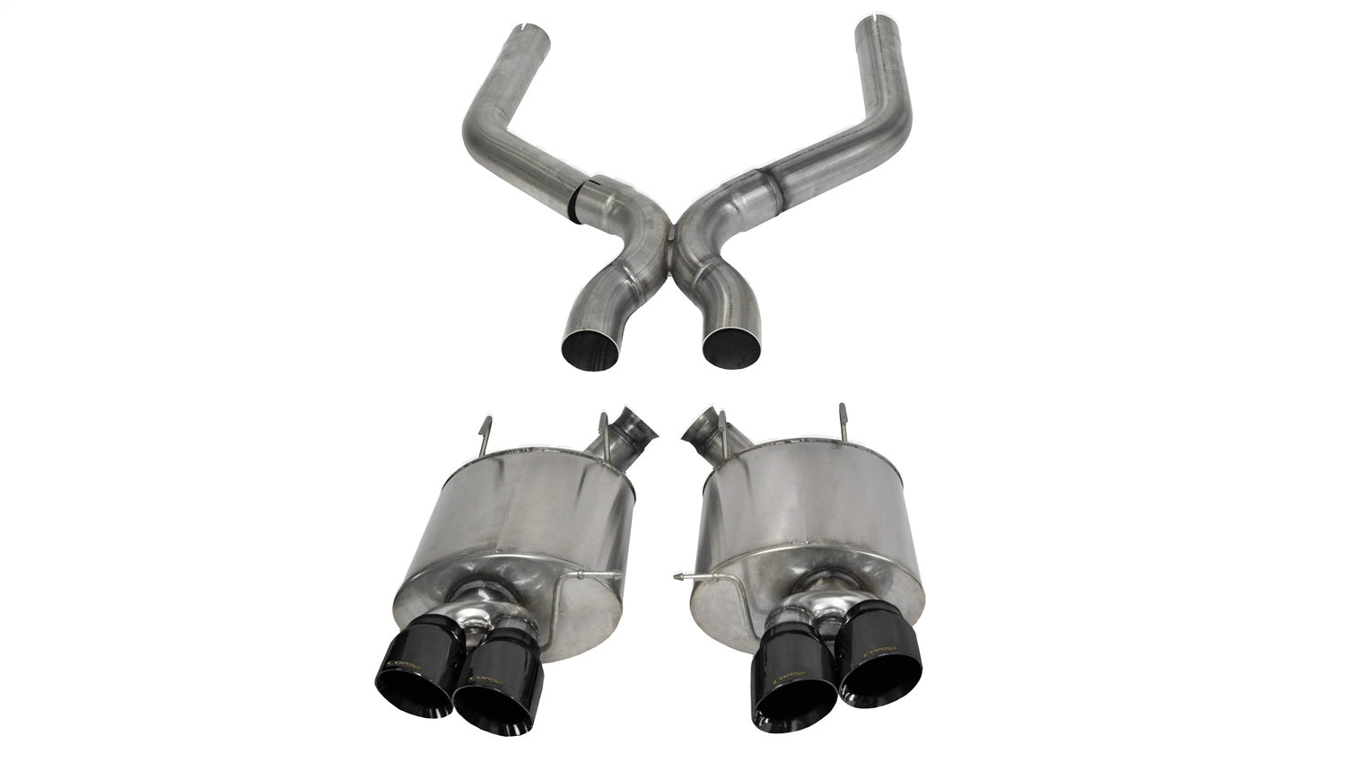 Corsa Performance 14323BLK Axle-Back+X-Pipe Corsa Performance 14323BLK