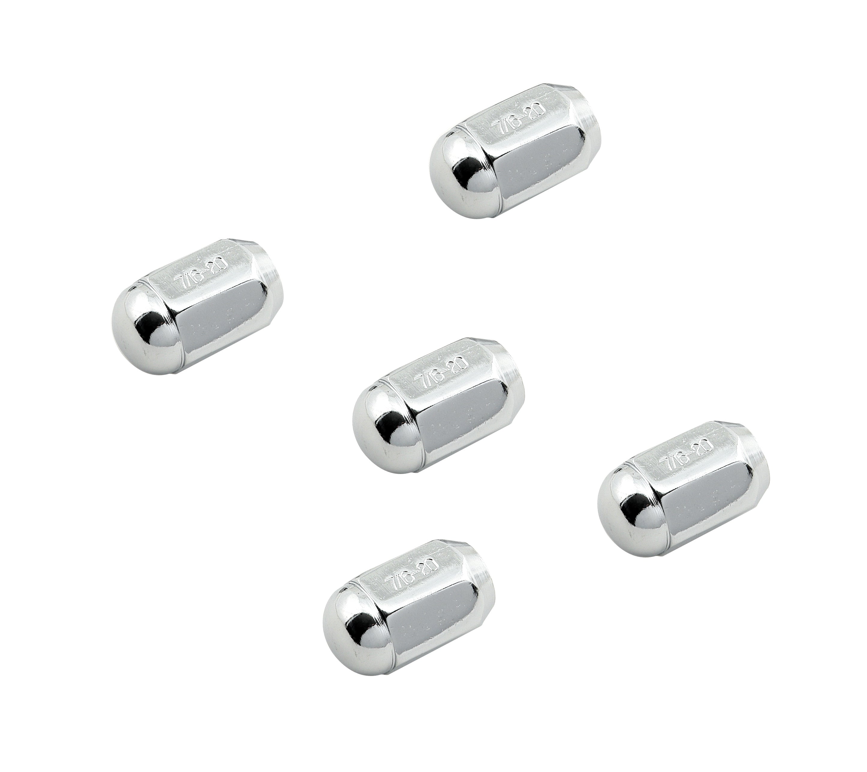 Mr Gasket 1440 Chrome Acorn Nuts 7/16 Mr Gasket 1440