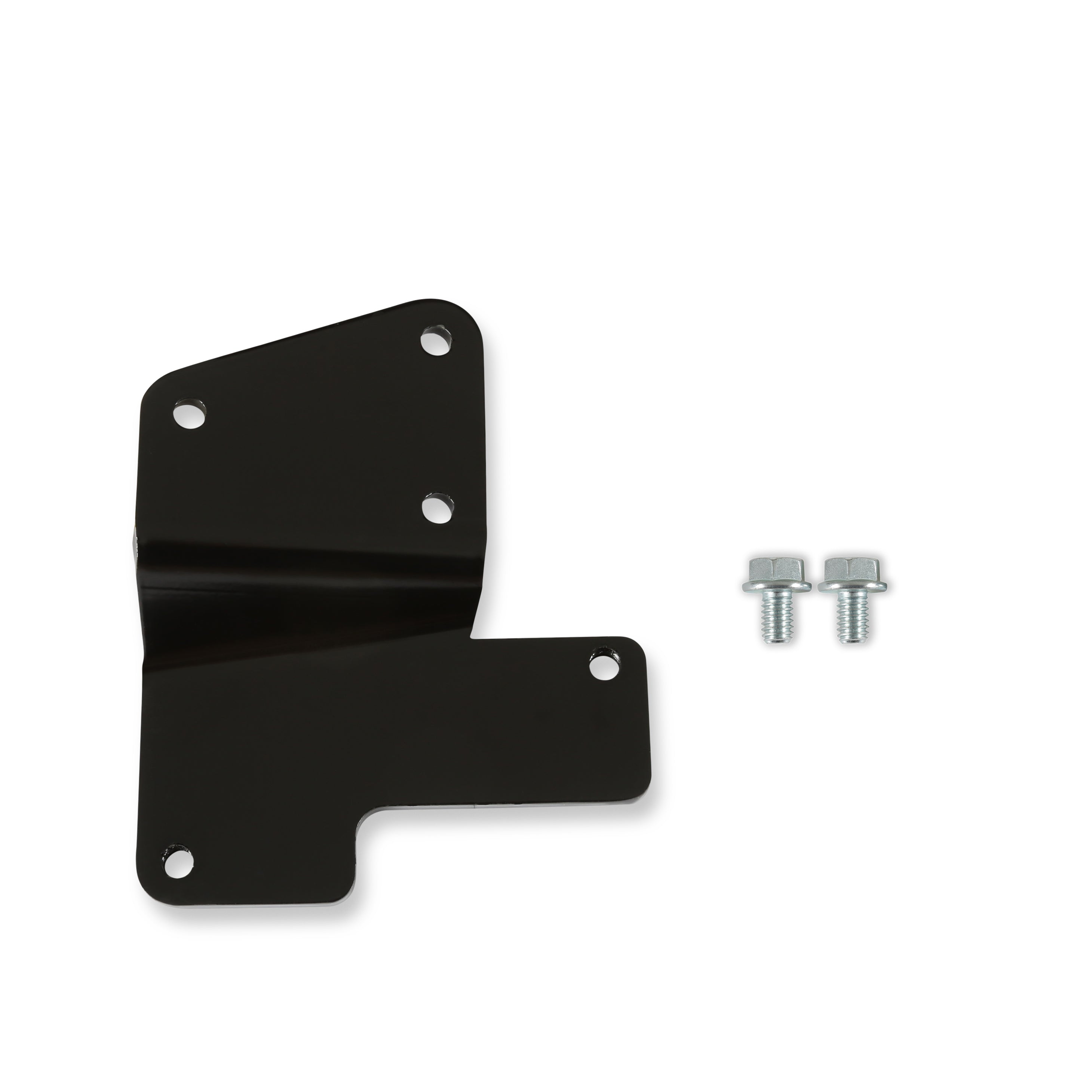 Holley 145-131 Drive by Wire Accelerator Pedal Bracket; Black Powdercoated; Steel; Holley 145-131