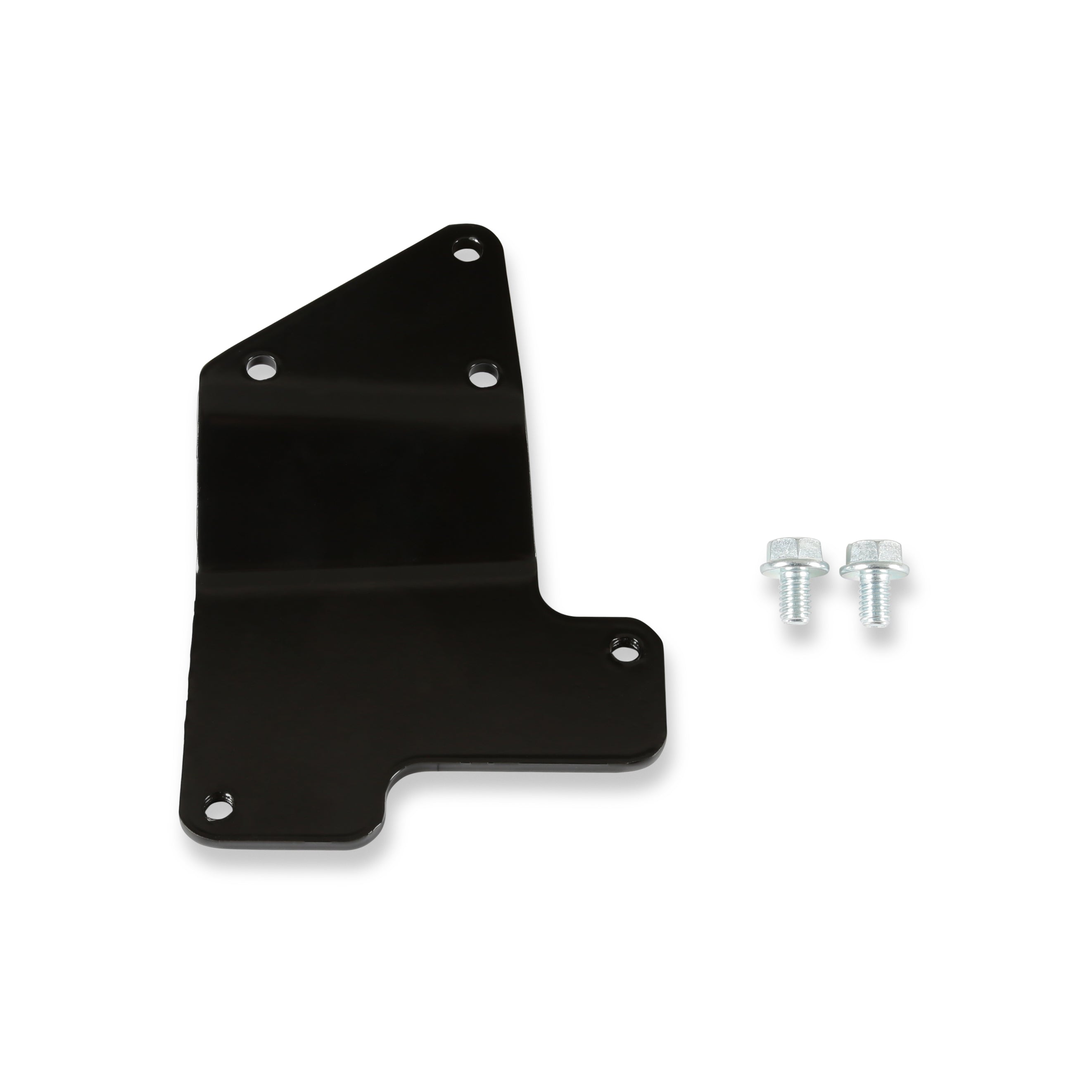 Holley 145-140 Drive by Wire Accelerator Pedal Bracket; Black Powdercoated; Steel; Holley 145-140