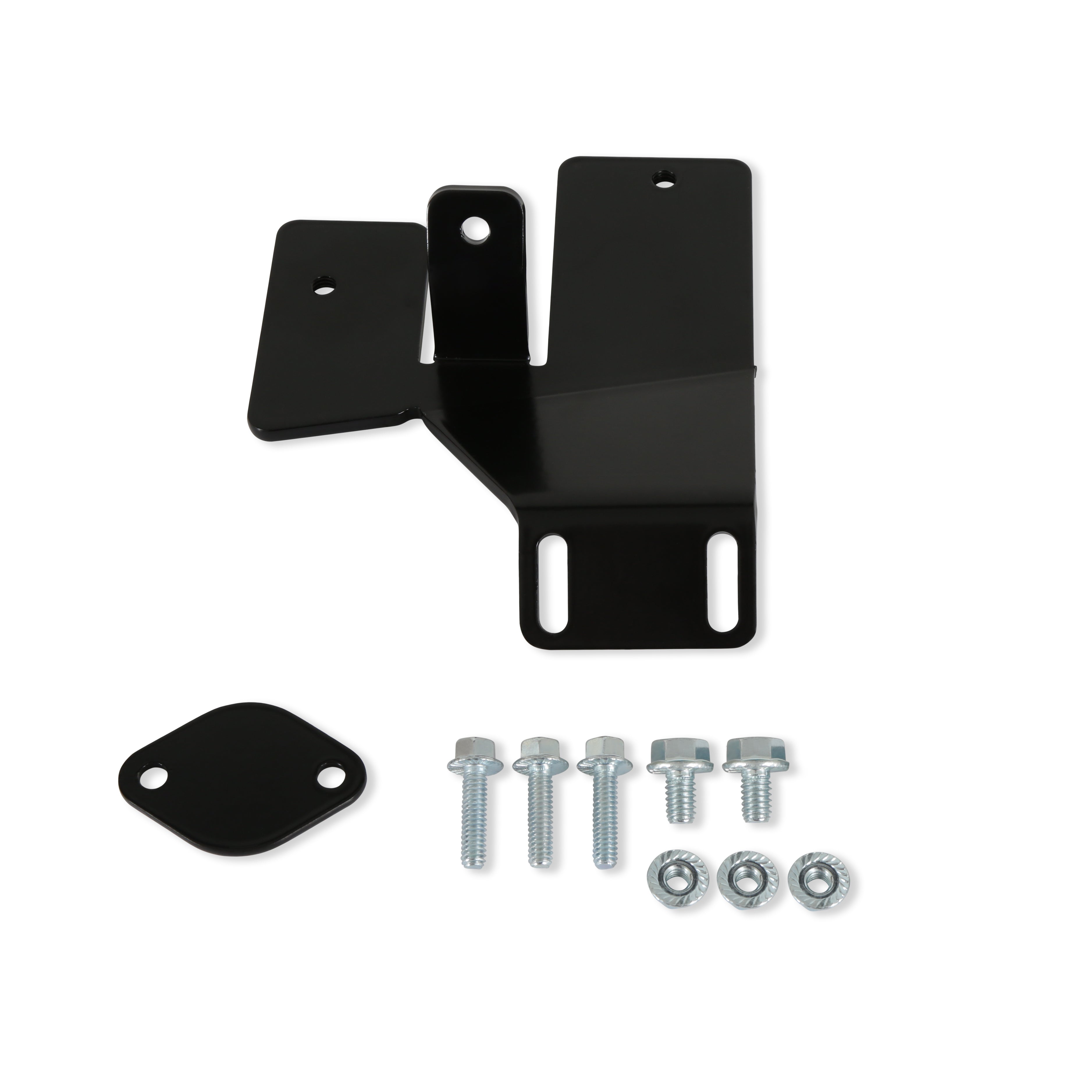 Holley 145-150 Drive by Wire Accelerator Pedal Bracket; Black Powdercoated; Steel; Holley 145-150