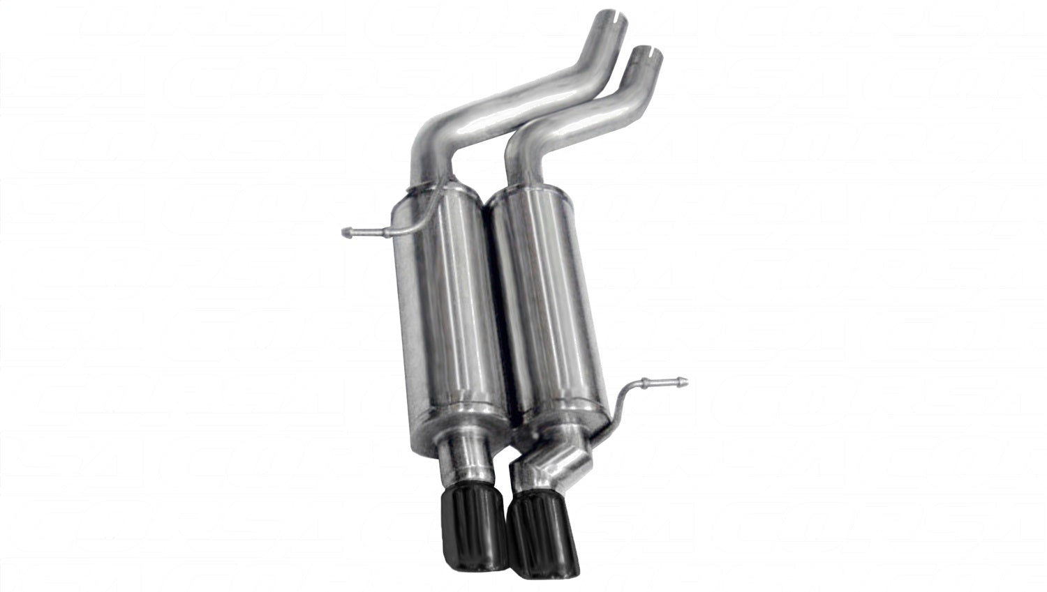 Corsa Performance 14559BLK 2.25in. Axle-Back Single Rear Exit with Twin 3.0in. Black PVD Pro-Series Tips Corsa Performance 14559BLK