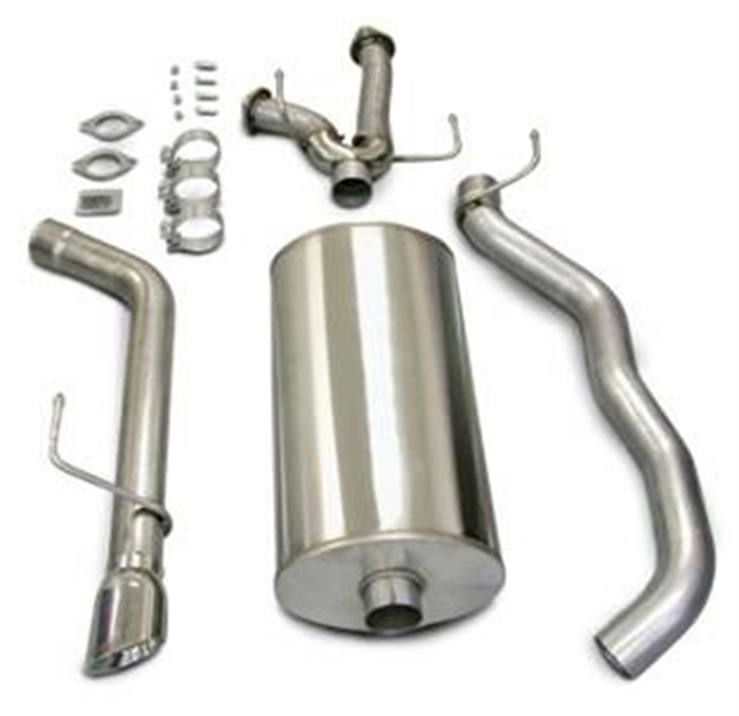 Corsa Performance 14573 3.0in. Cat-Back Single Rear Exit with Single 4.0in. Polished Pro-Series Tip Corsa Performance 14573