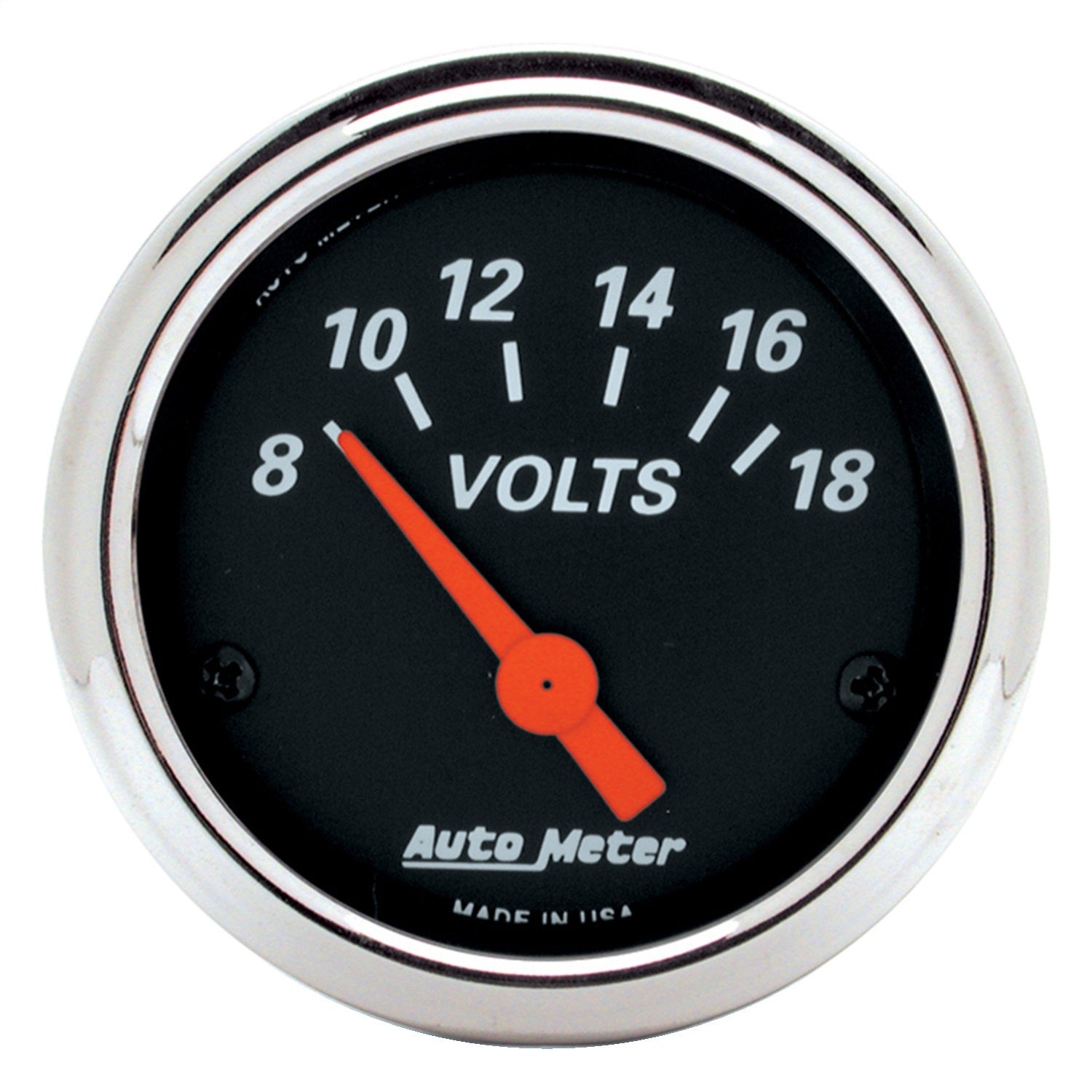 AutoMeter 1483 GAUGE; VOLTMETER; 2 1/16in.; 18V; ELEC; DESIGNER BLACK AutoMeter 1483