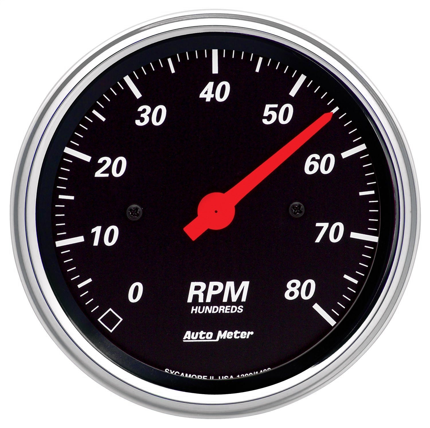 AutoMeter 1490 GAUGE; TACHOMETER; 3 3/8in.; 8K RPM; IN-DASH; DESIGNER BLACK AutoMeter 1490