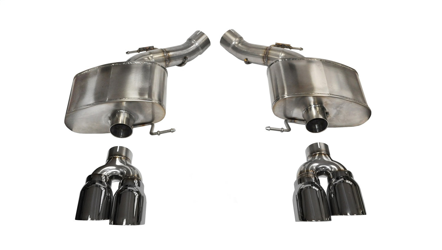 Corsa Performance 14929 3.0in. Axle-Back Dual Rear Exit with Twin 4.0in. Polished Pro-Series Tips Corsa Performance 14929