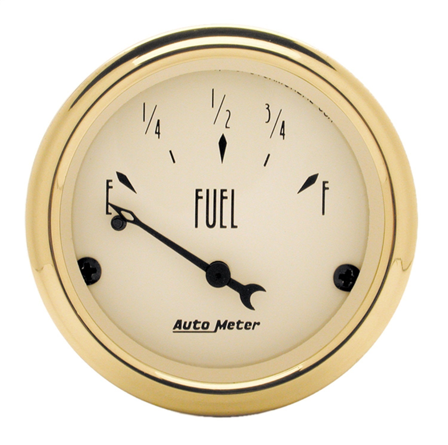 AutoMeter 1504 GAUGE; FUEL LEVEL; 2 1/16in.; 0OE TO 90OF; ELEC; GOLDEN OLDIES AutoMeter 1504