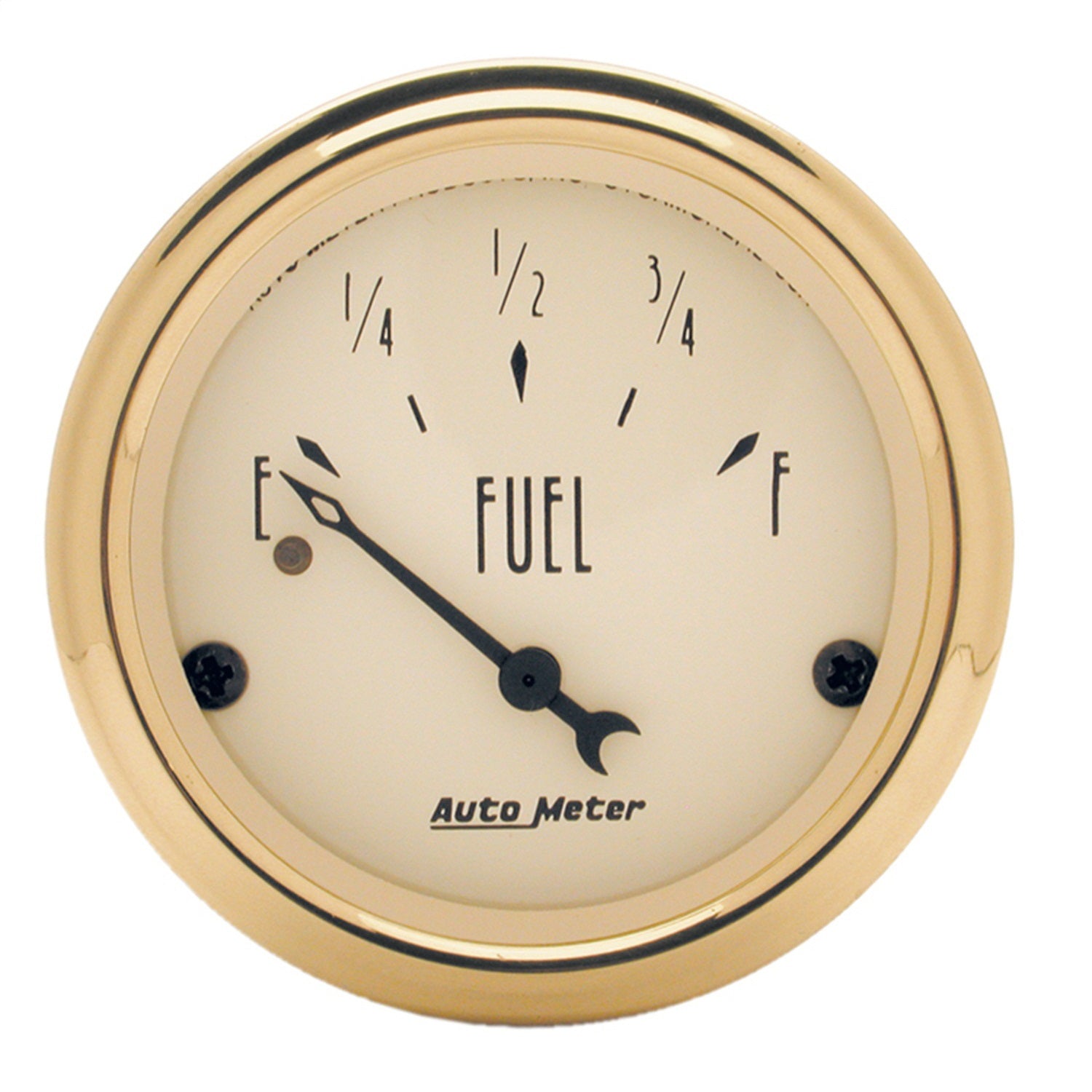 AutoMeter 1506 GAUGE; FUEL LEVEL; 2 1/16in.; 240OE TO 33OF; ELEC; GOLDEN OLDIES AutoMeter 1506