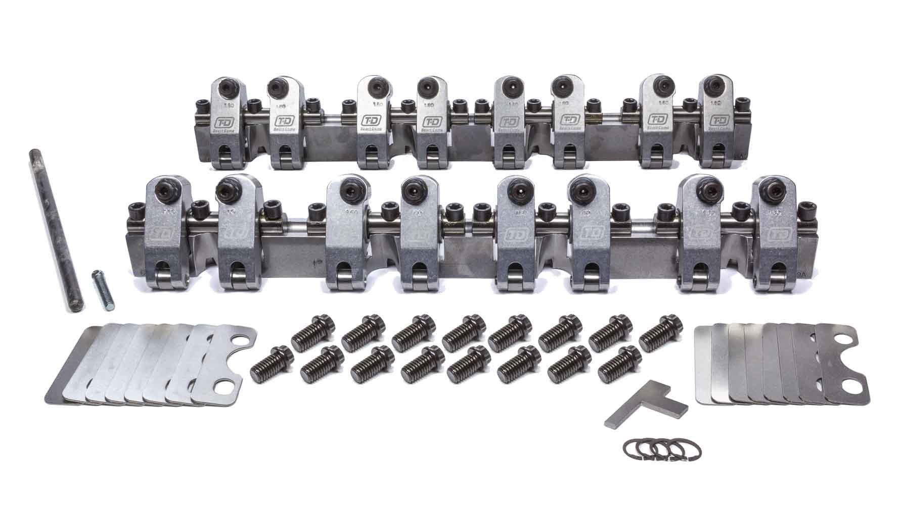 T&D Machine 10001-160/150 SBC 220 Sport Comp Shaft R/A Kit 1.60/1.50 Ratio T&D Machine 10001-160/150