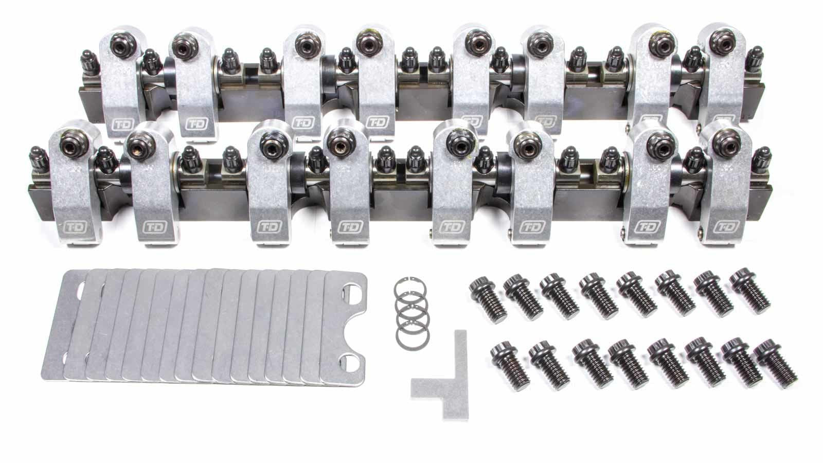 T&D Machine 2150-160/150 SBC Shaft Rocker Arm Kit - 1.6/1.5 Ratio T&D Machine 2150-160/150