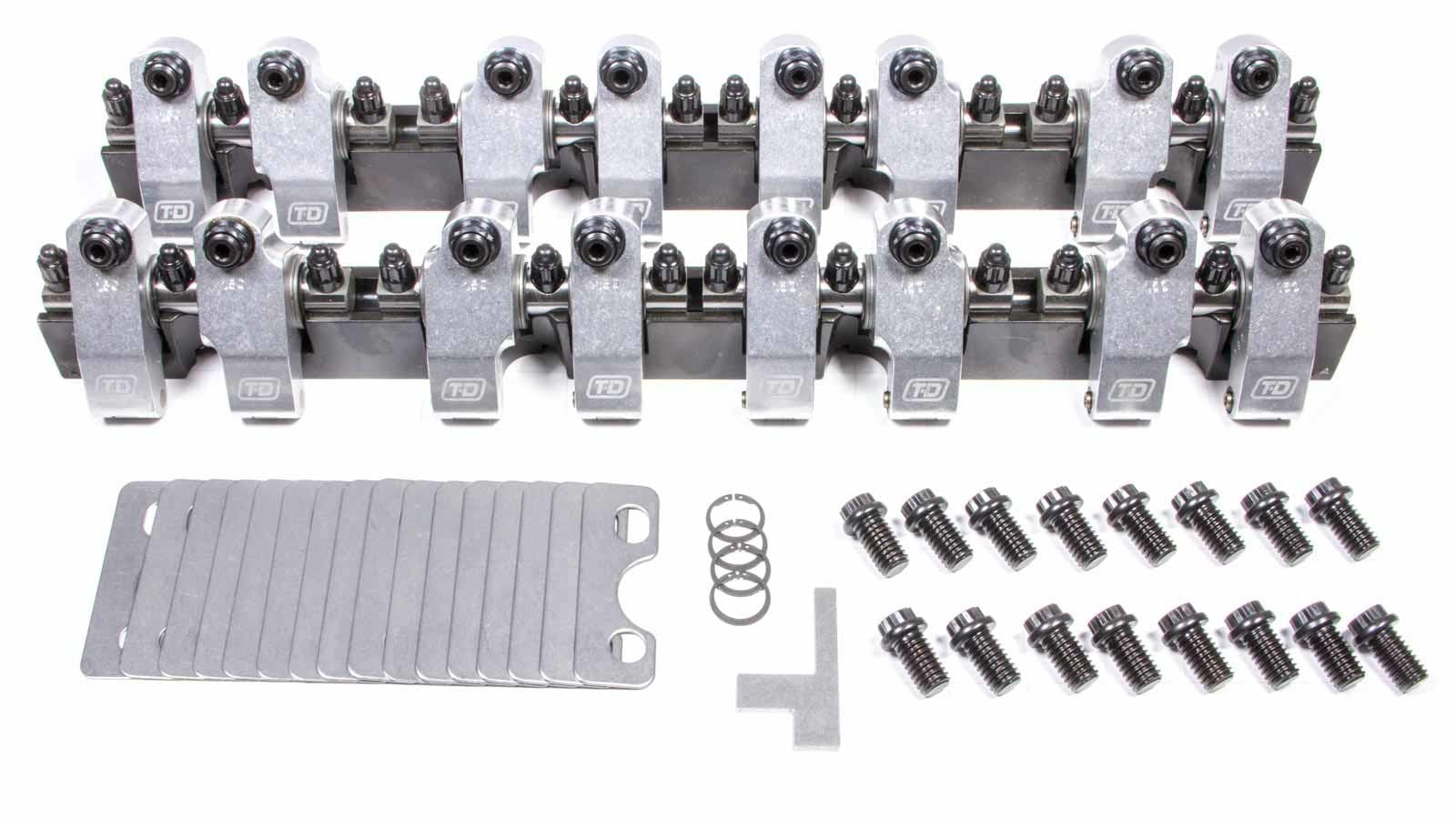 T&D Machine 2319-150/150 SBC Shaft Rocker Arm Kit 1.50/1.50 Ratio T&D Machine 2319-150/150