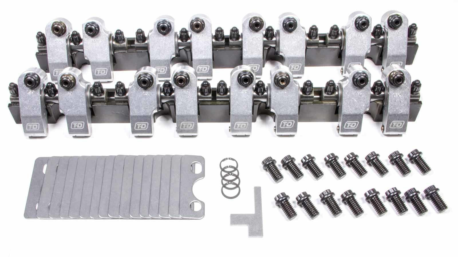 T&D Machine 2144-160/150 SBC Shaft Rocker Arm Kit - 1.6/1.5 Ratio T&D Machine 2144-160/150