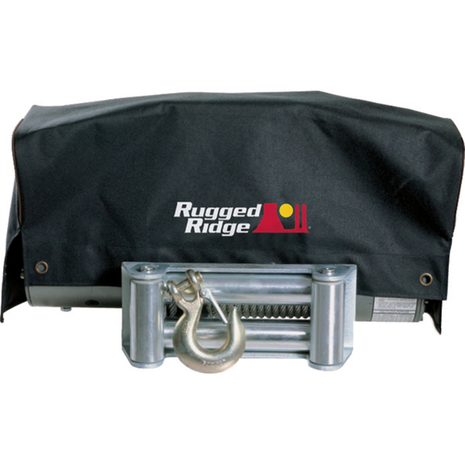 Rugged Ridge 15102.02 Winch Cover; Black; Fits 8500 lb. And 10500 lb. Rugged Ridge Winch; Rugged Ridge 15102.02