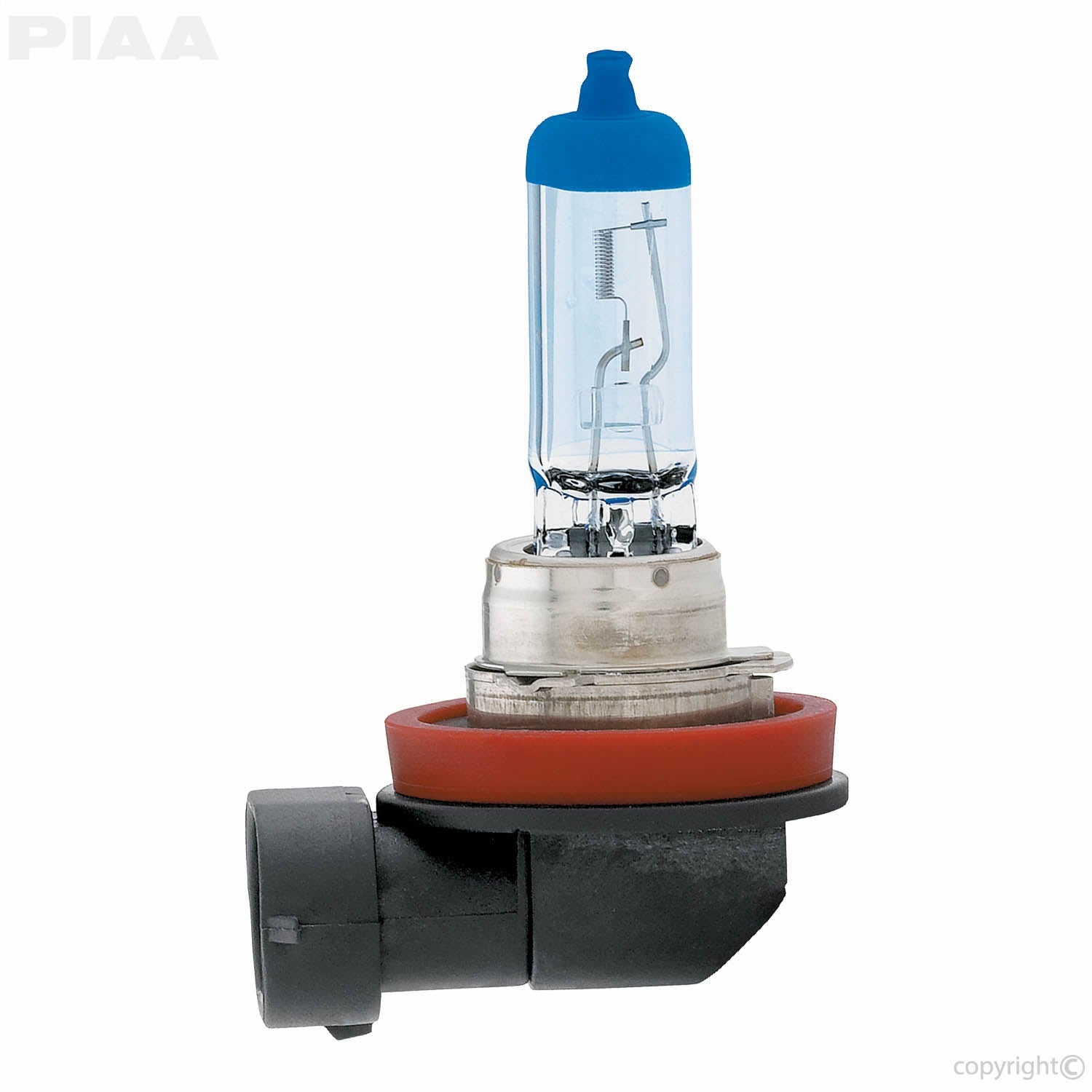 H11 Xtreme White Plus Replacement Bulb; 55W=110W; 4000K; Single Pack; PIAA 15111