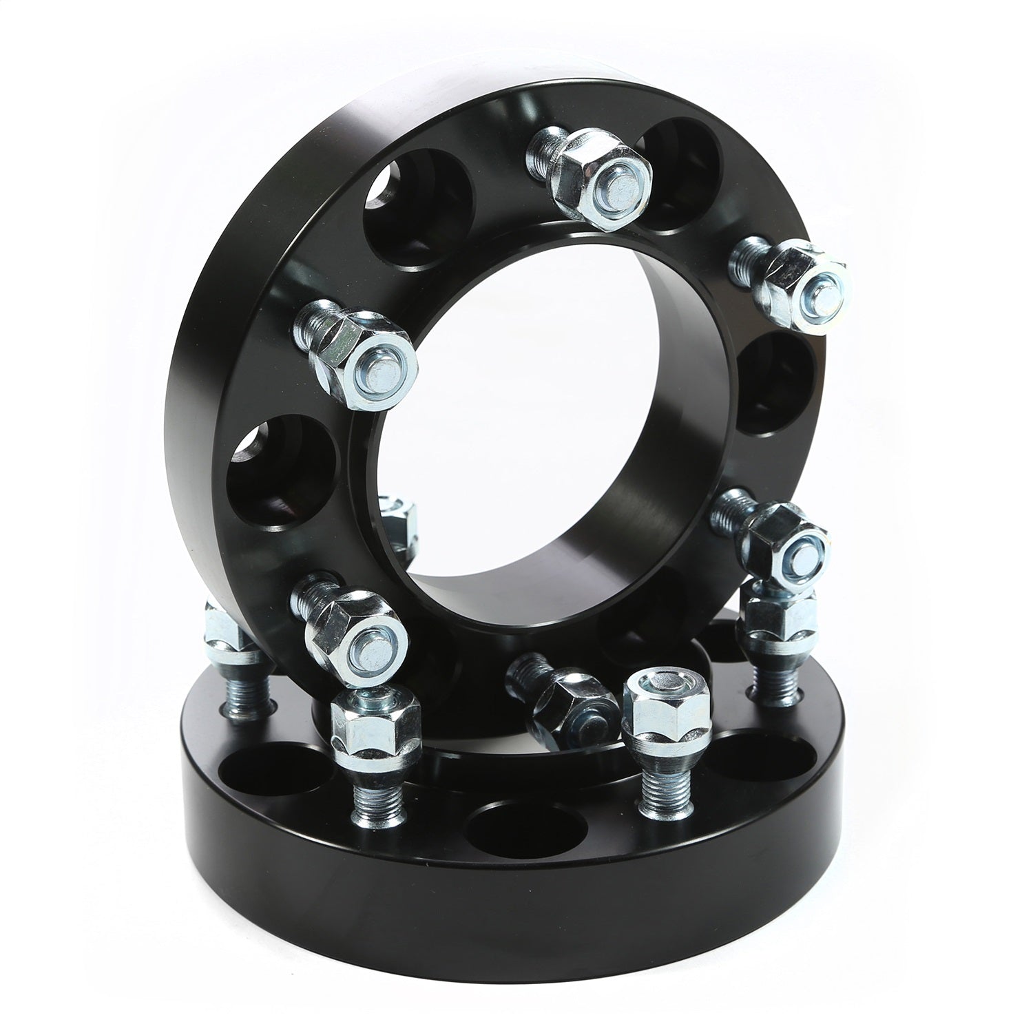 Rugged Ridge 15201.12 Wheel Spacer Kit; Pair; Adds 1.25 in.; Black; Rugged Ridge 15201.12