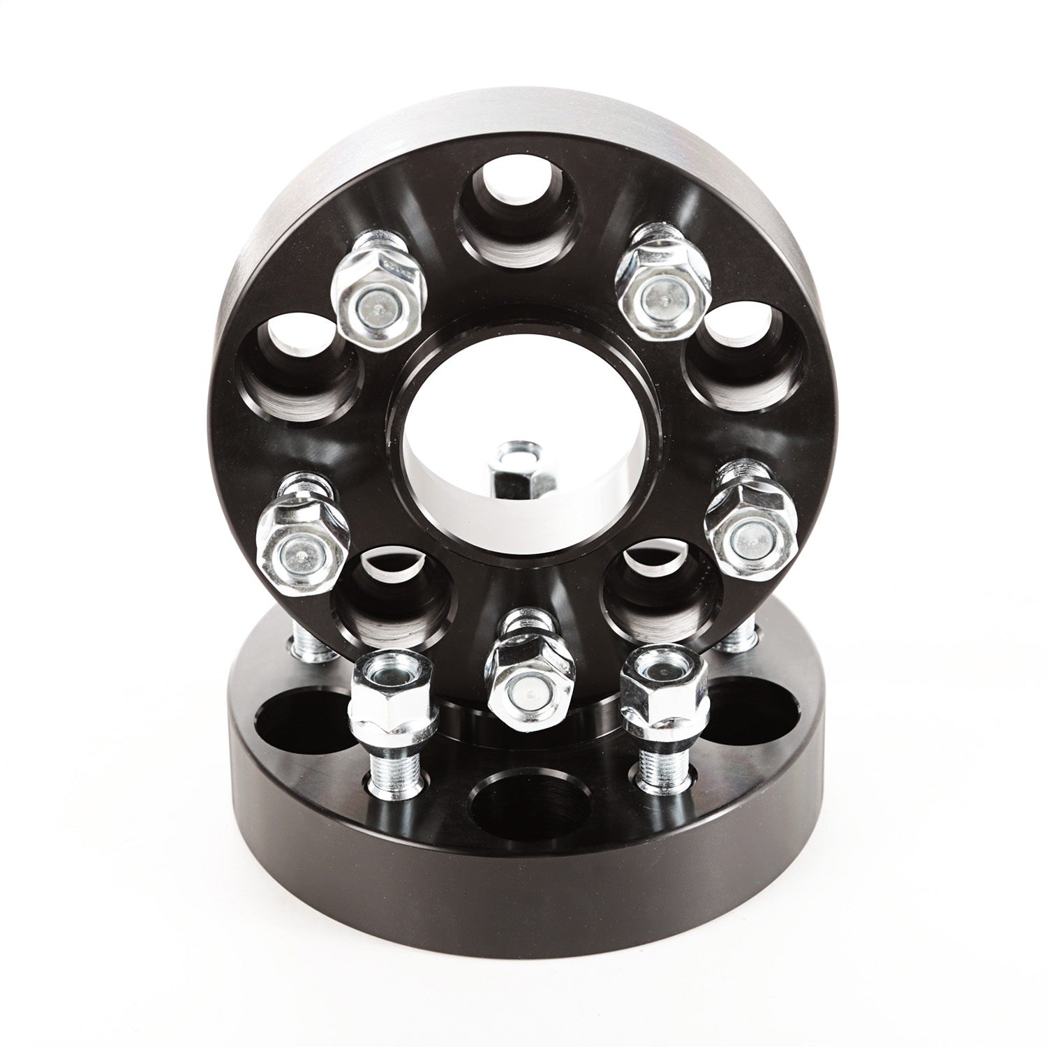 Rugged Ridge 15201.20 Wheel Spacer Kit; Pair; 1.25 in./32 mm; Fits 5x110 mm Bolt Pattern; Black; Rugged Ridge 15201.20