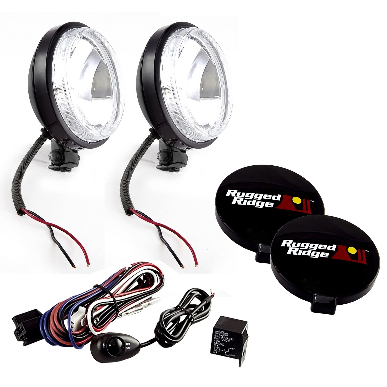 Rugged Ridge 15207.58 Off Road Light Kit Rugged Ridge 15207.58