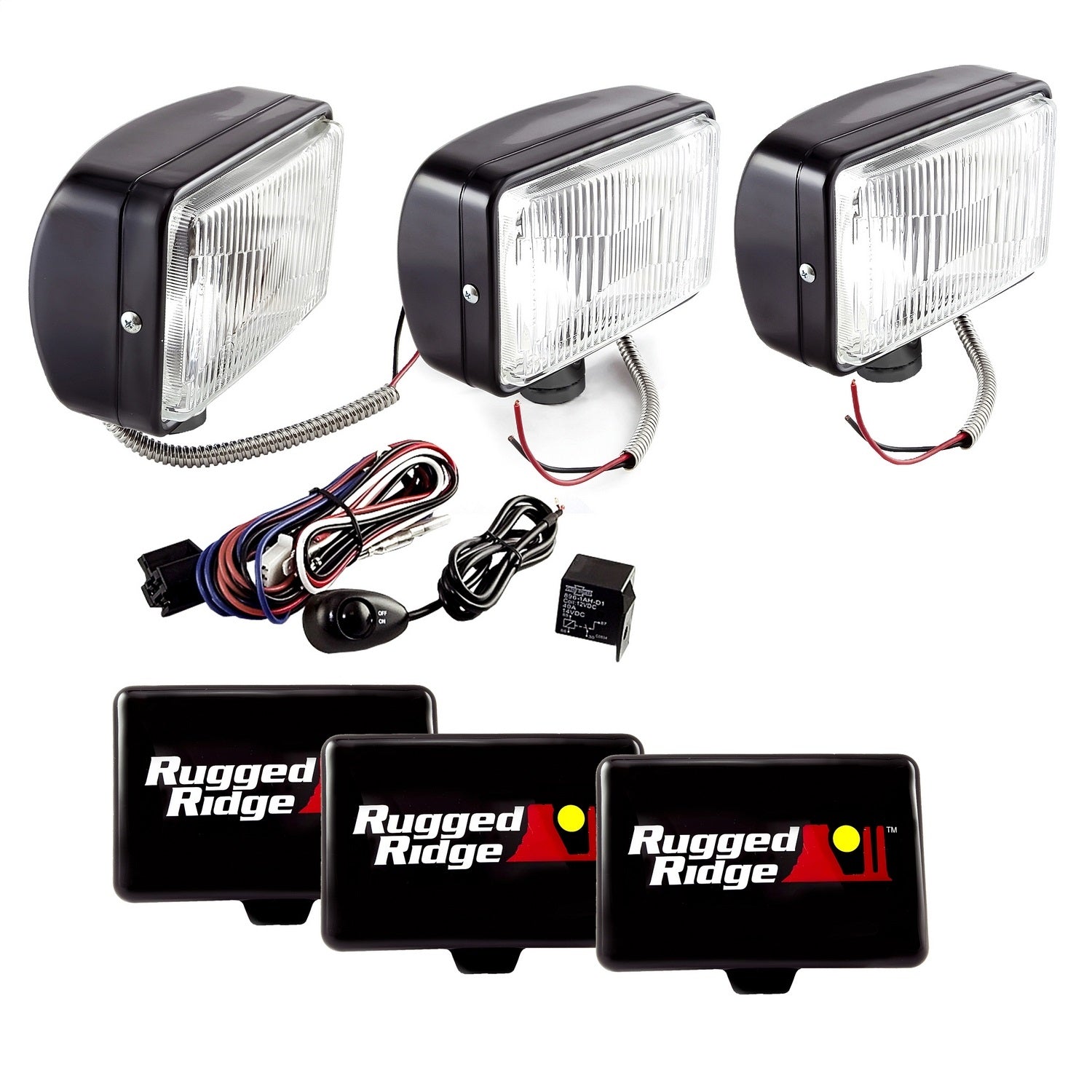Rugged Ridge 15207.65 Off Road Light Kit Rugged Ridge 15207.65