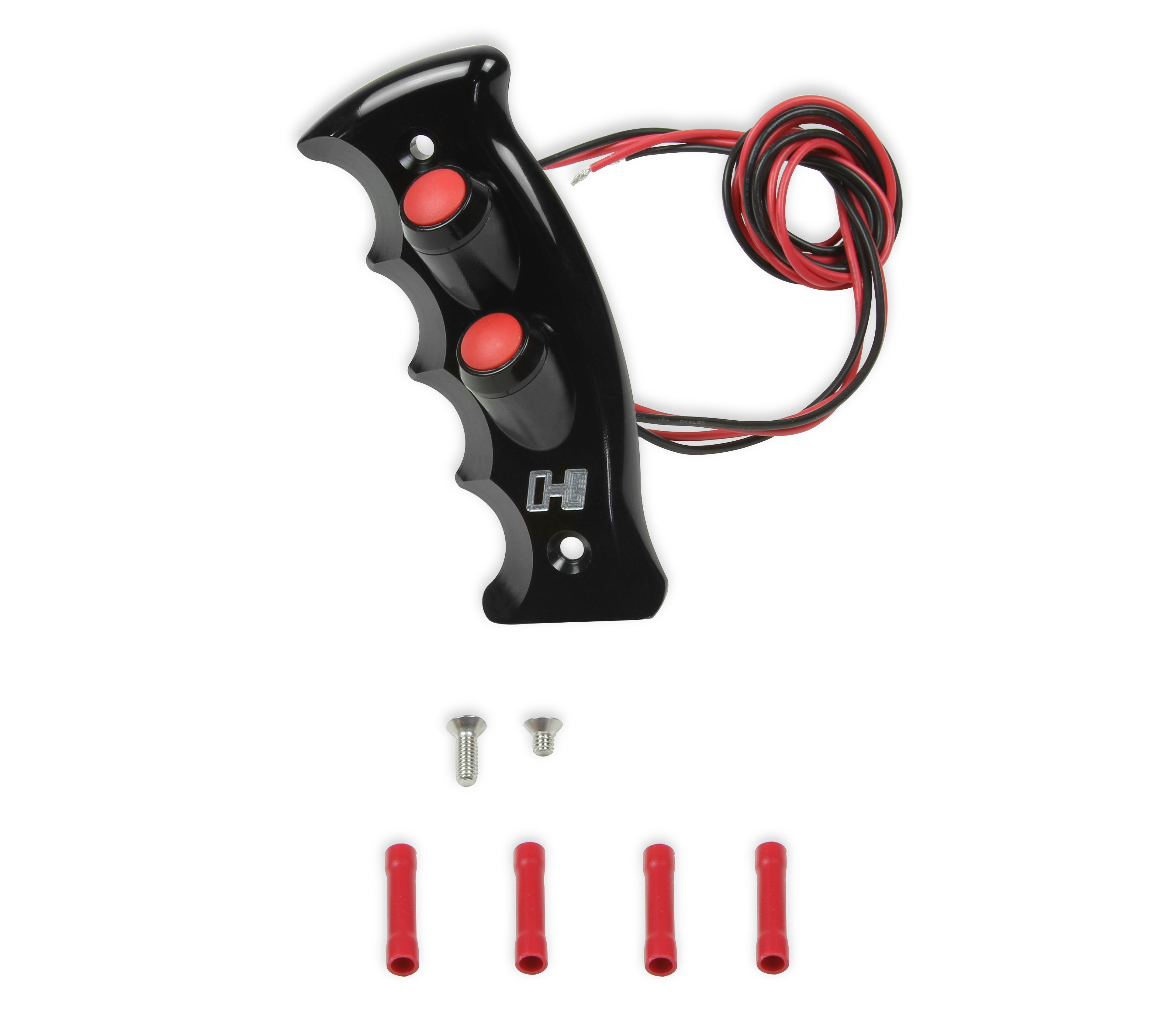 Hurst 1539004 Replacement Pistol-Grip Side Plates; 2 Button; Black; Hurst 1539004