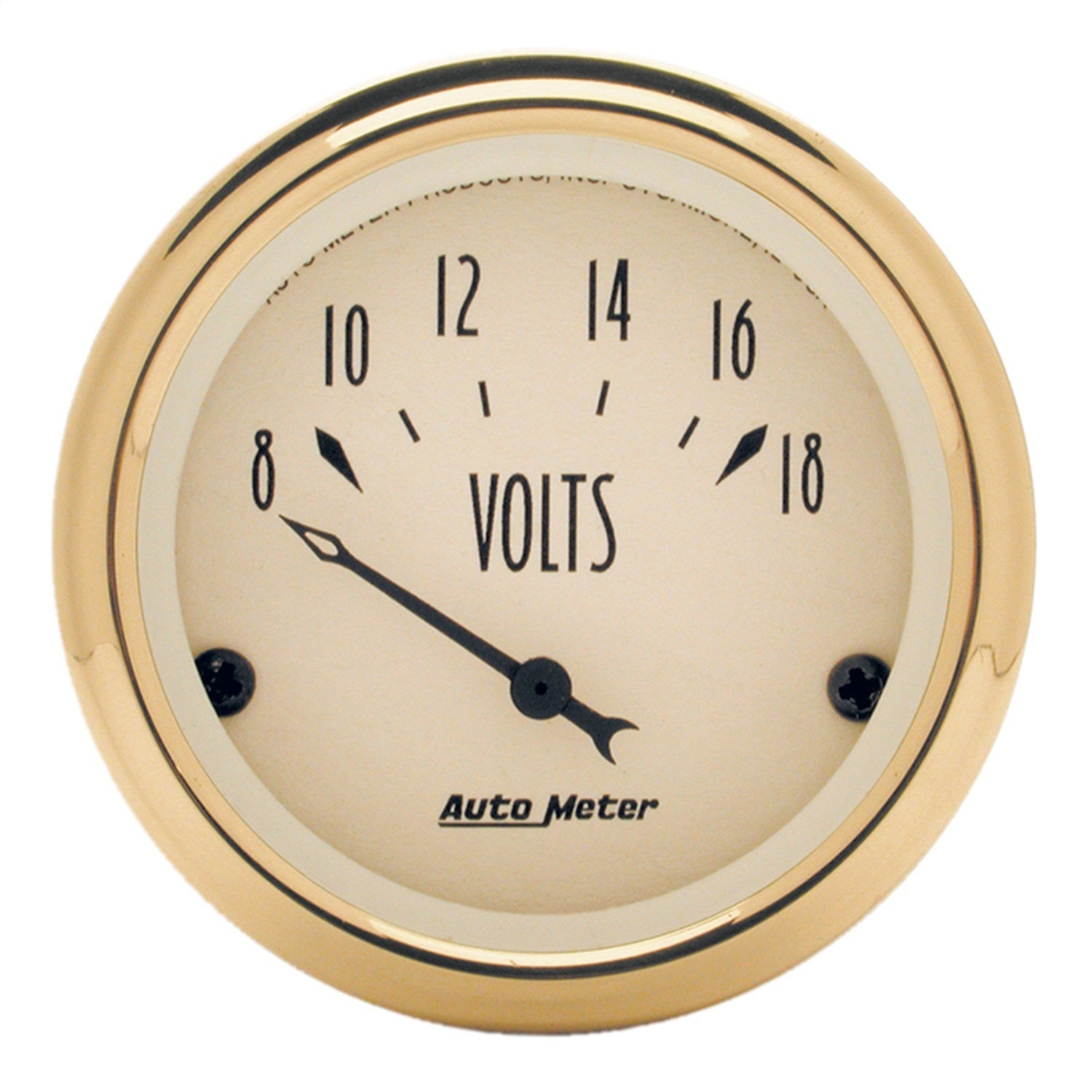 AutoMeter 1592 GAUGE; VOLTMETER; 2 1/16in.; 18V; ELEC; GOLDEN OLDIES AutoMeter 1592