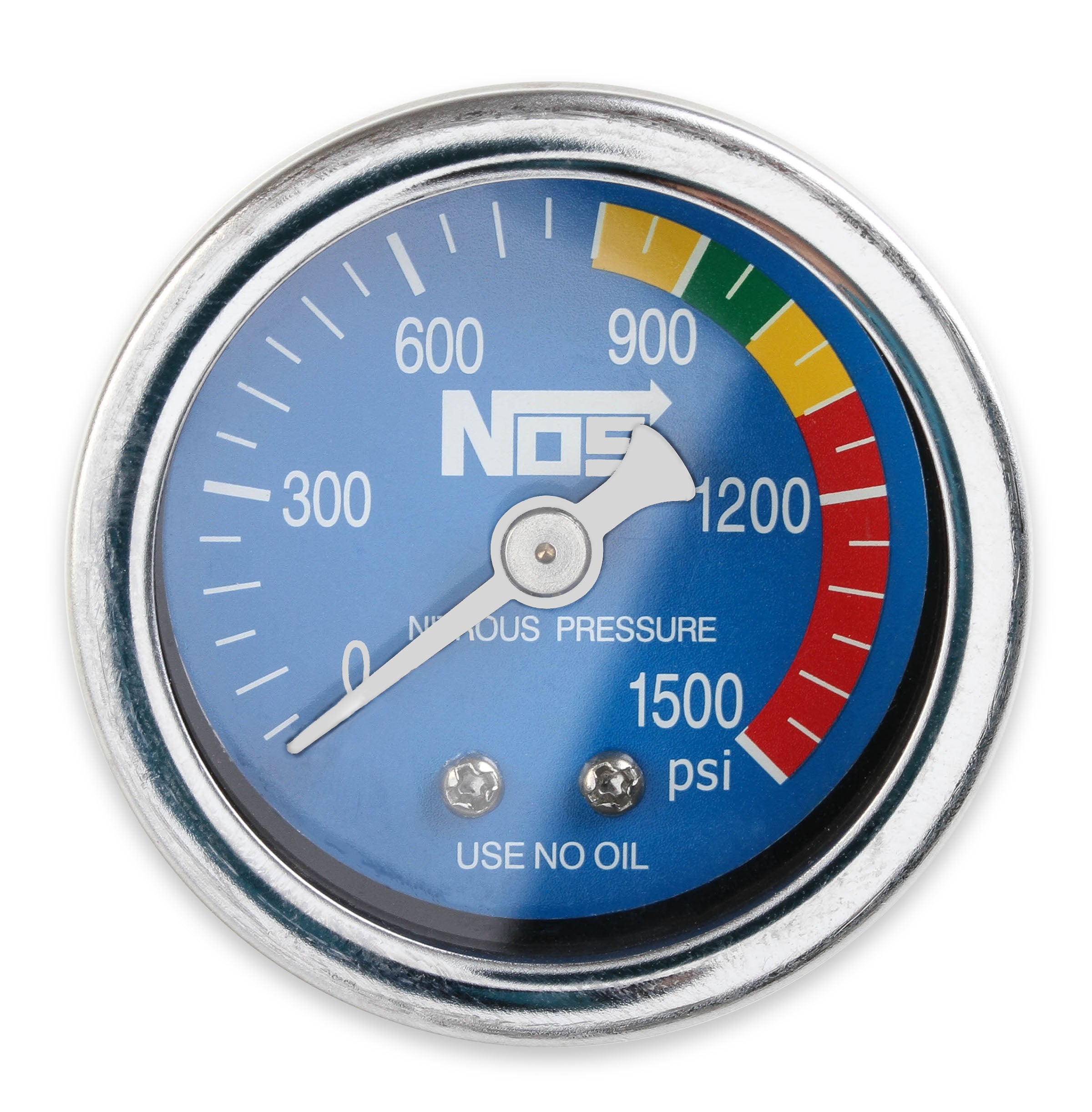 NOS Nitrous Gauge, Blue, 1-1/2"