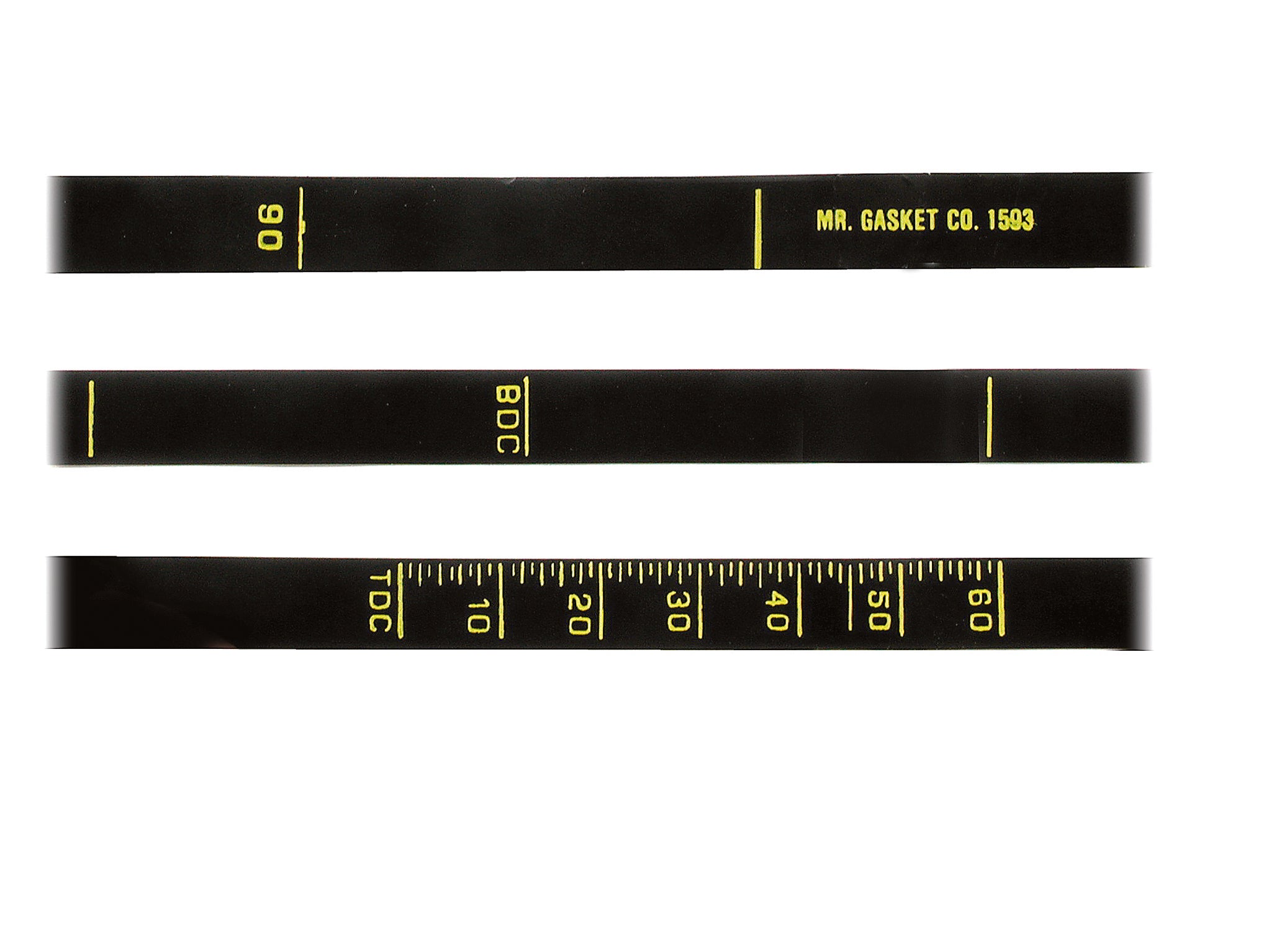 Mr Gasket 1593 Precision Timing Tape; 7.25 in. Dia.; Mr Gasket 1593