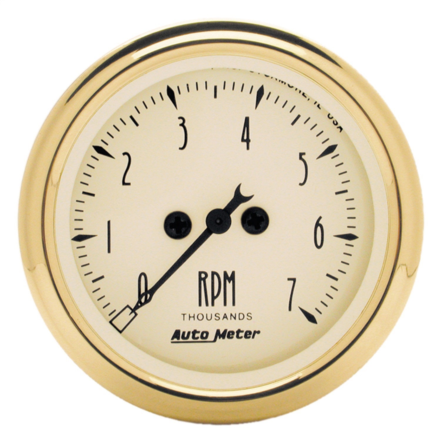 AutoMeter 1594 GAUGE; TACHOMETER; 2 1/16in.; 7K RPM; IN-DASH; GOLDEN OLDIES AutoMeter 1594