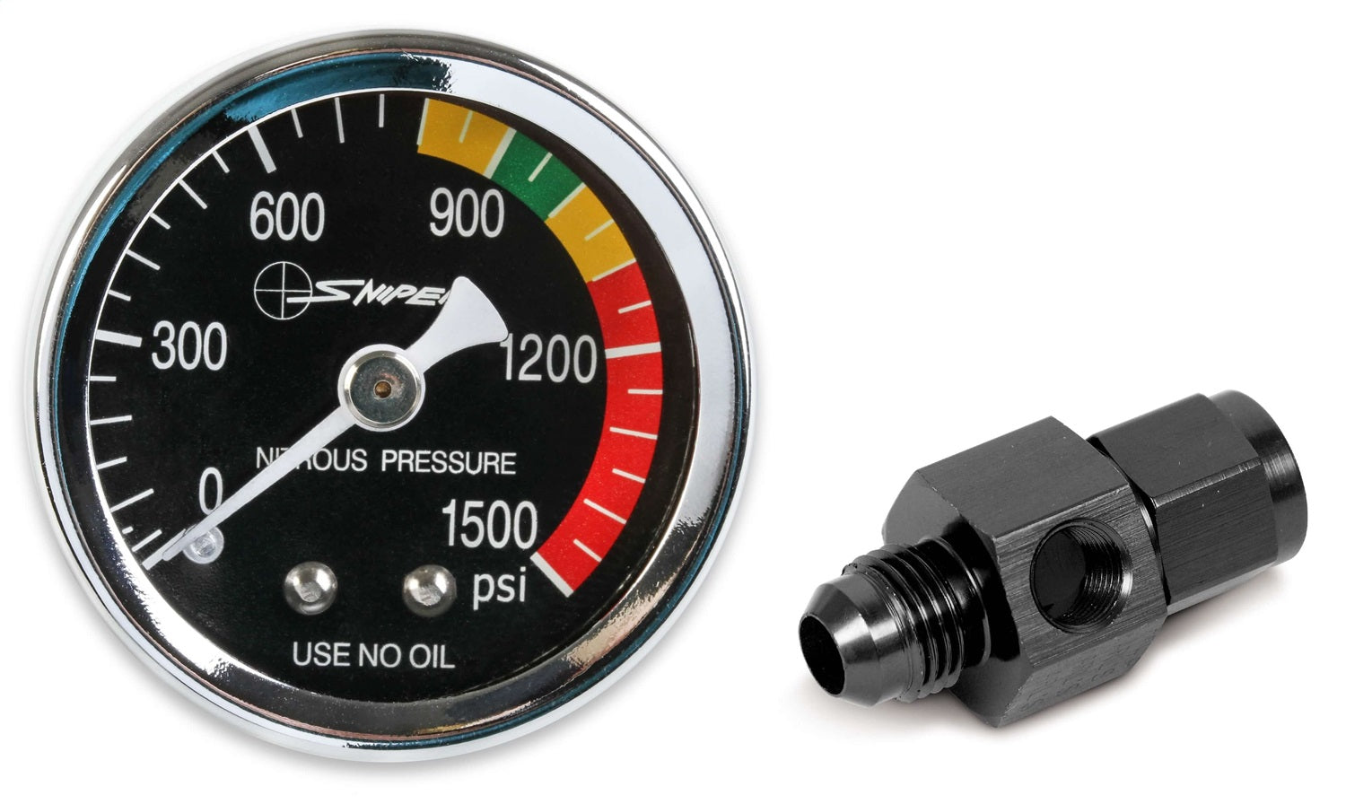 Holley 15954NOS Analog Style Nitrous Pressure Gauge Holley 15954NOS