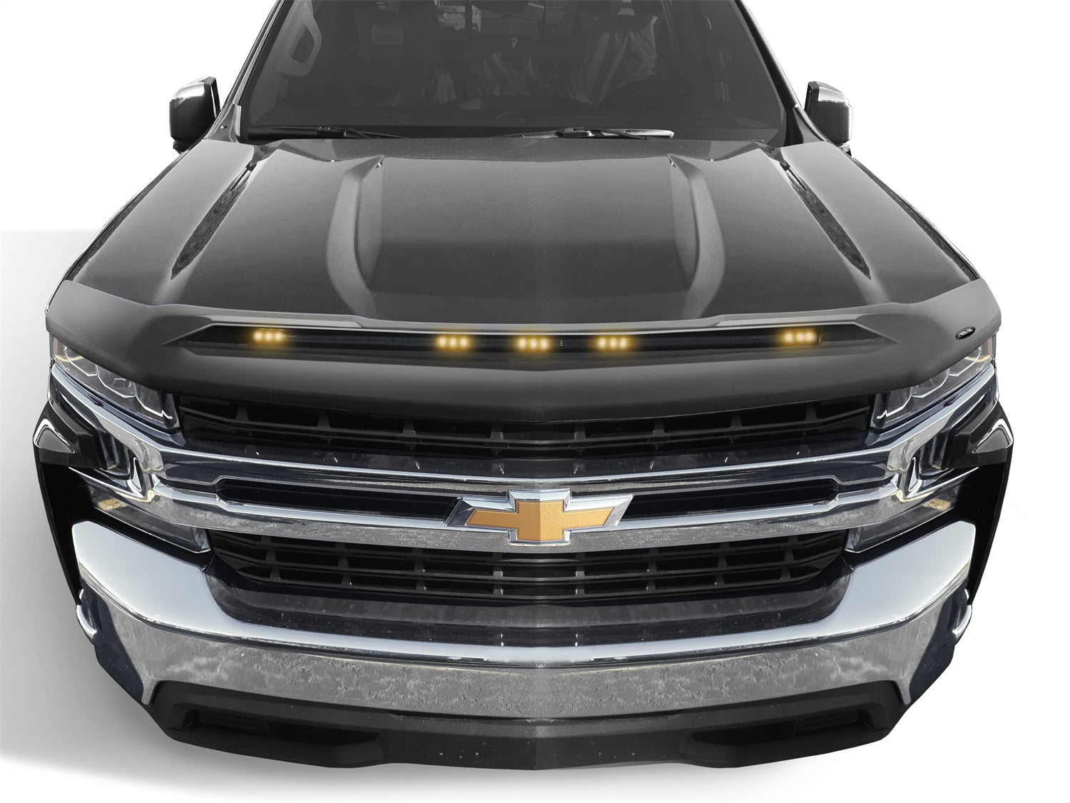 Auto Ventshade (AVS) 753123-GAN Aeroskin LightShield™ Hood Protector; Silver Ice Metallic; Low Profile; Auto Ventshade (AVS) 753123-GAN