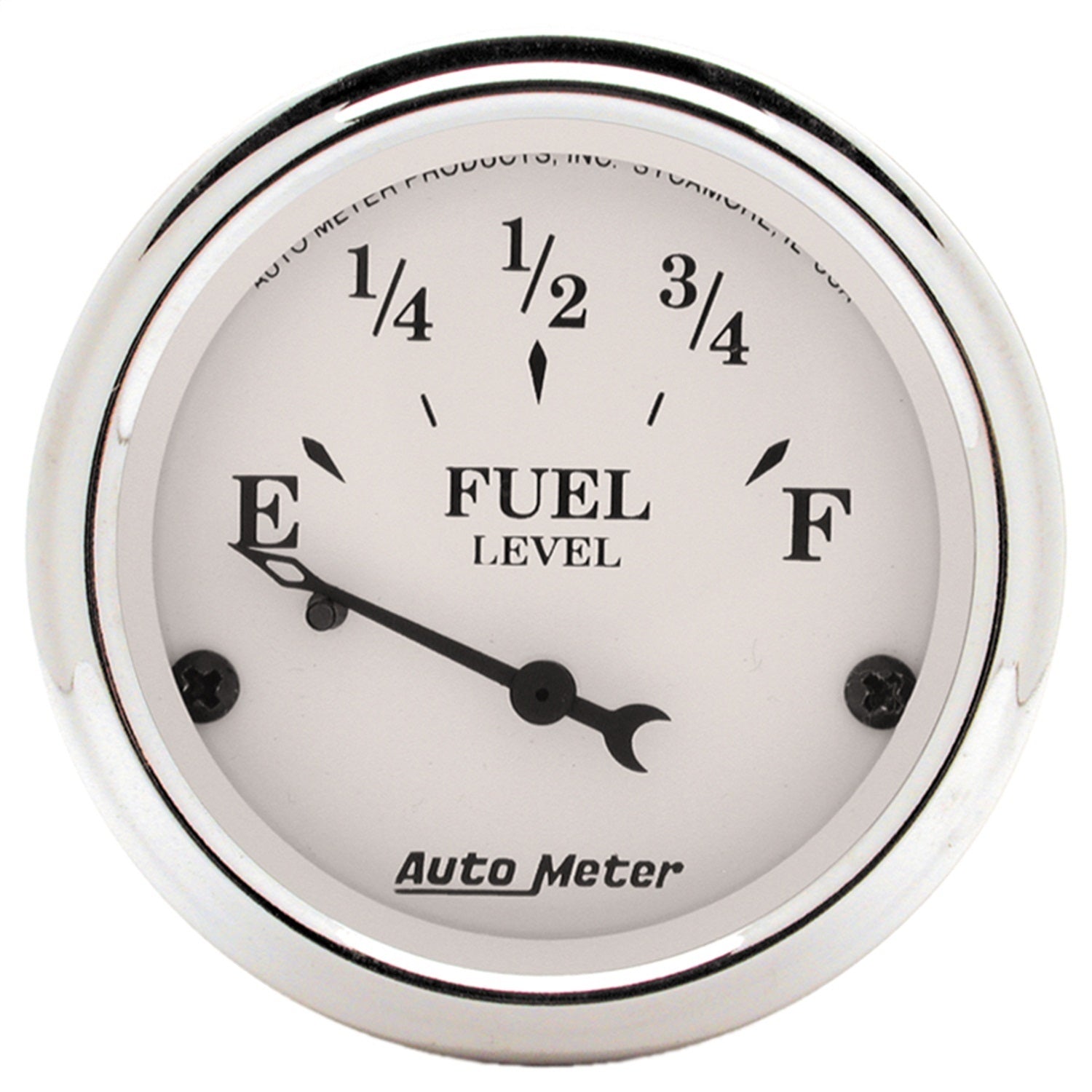 AutoMeter 1604 GAUGE; FUEL LEVEL; 2 1/16in.; 0OE TO 90OF; ELEC; OLD TYME WHITE AutoMeter 1604