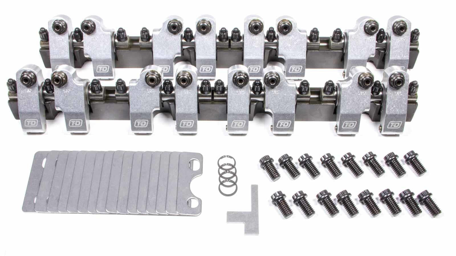 T&D Machine 2305-160/160 SBC Shaft Rocker Arm Kit 1.60/1.60 Ratio T&D Machine 2305-160/160