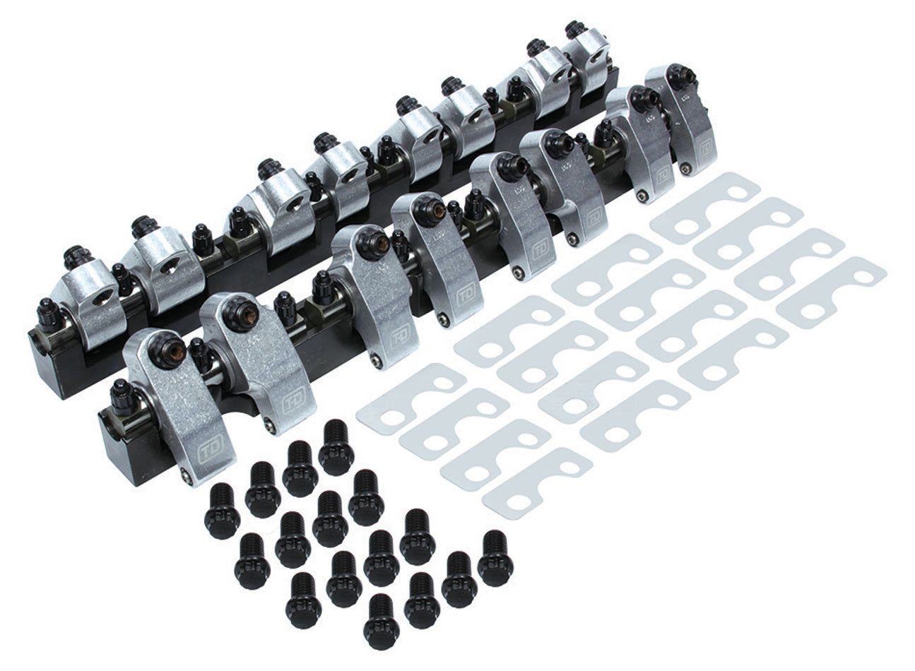T&D Machine 2251-165/160 SBC Shaft Rocker Arm Kit - 1.65/1.6 Ratio T&D Machine 2251-165/160