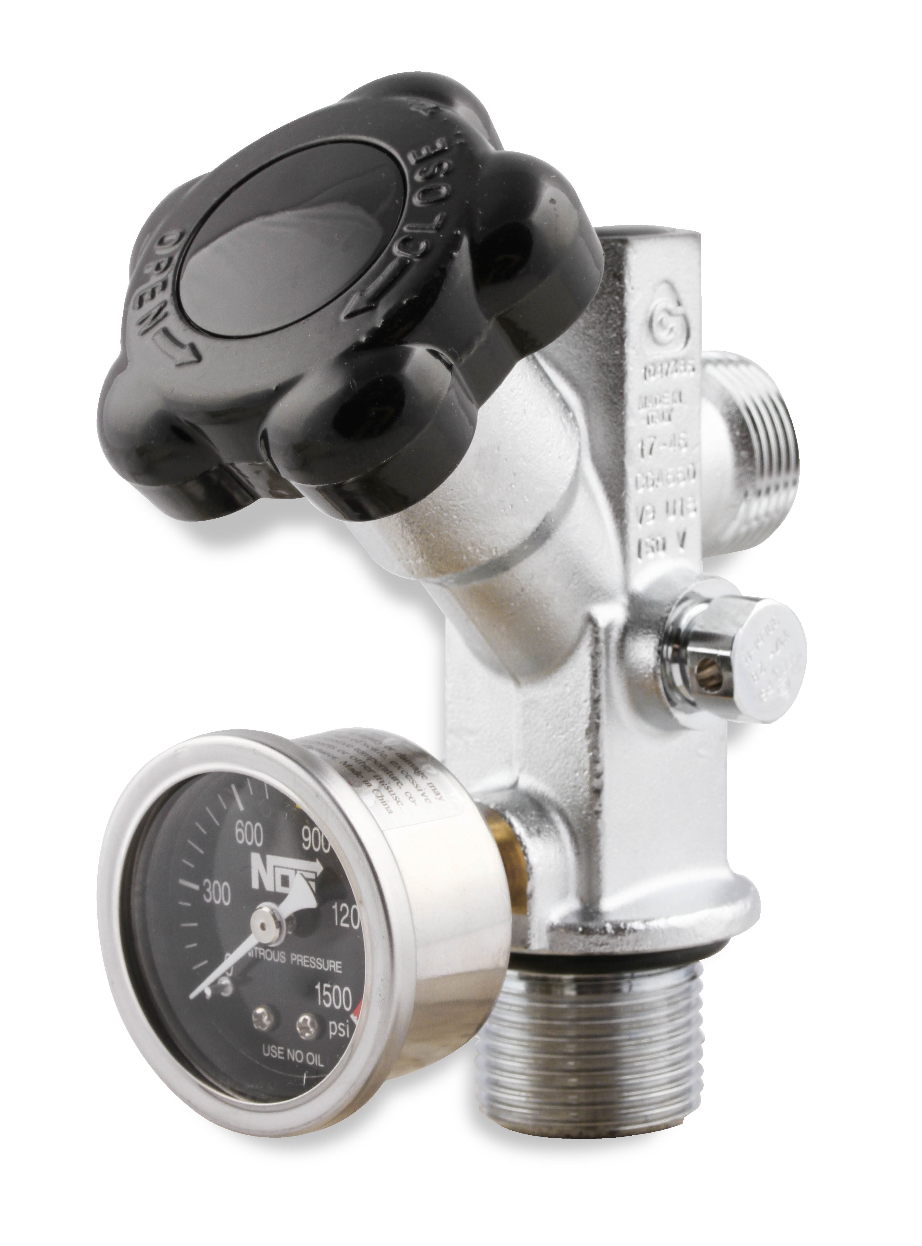 Hi-Flo™ Nitrous Valve For NOS bottles 5 lbs. and larger