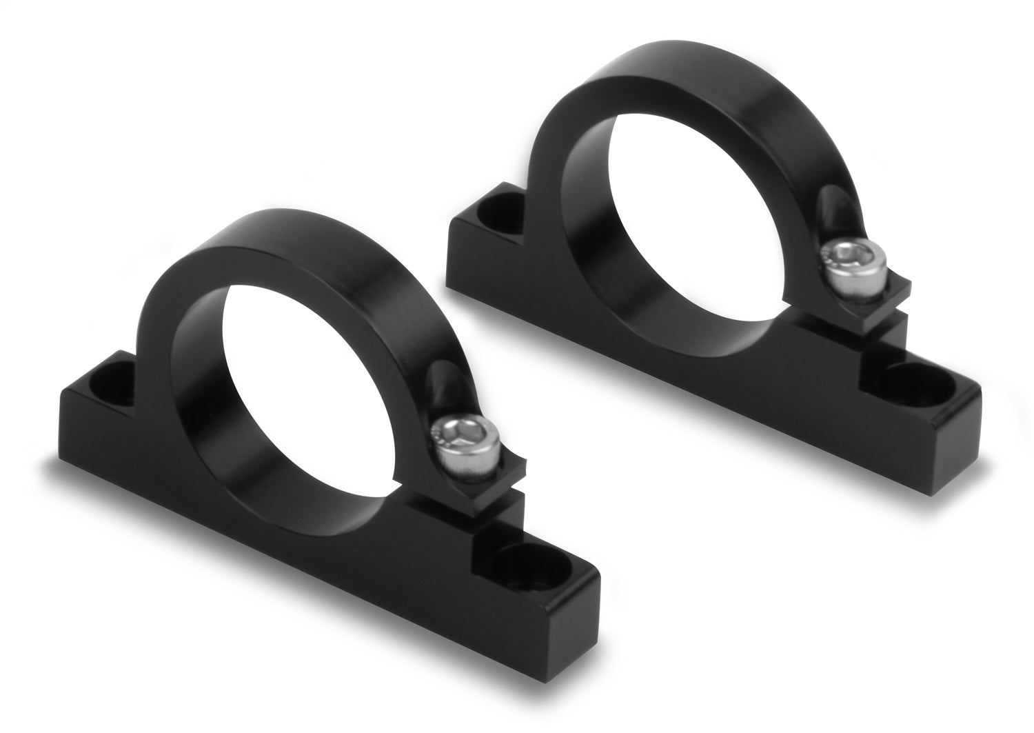 Holley 162-573 Fuel Filter Bracket; For Use w/100 GPH Filters; Black Anodized; Holley 162-573