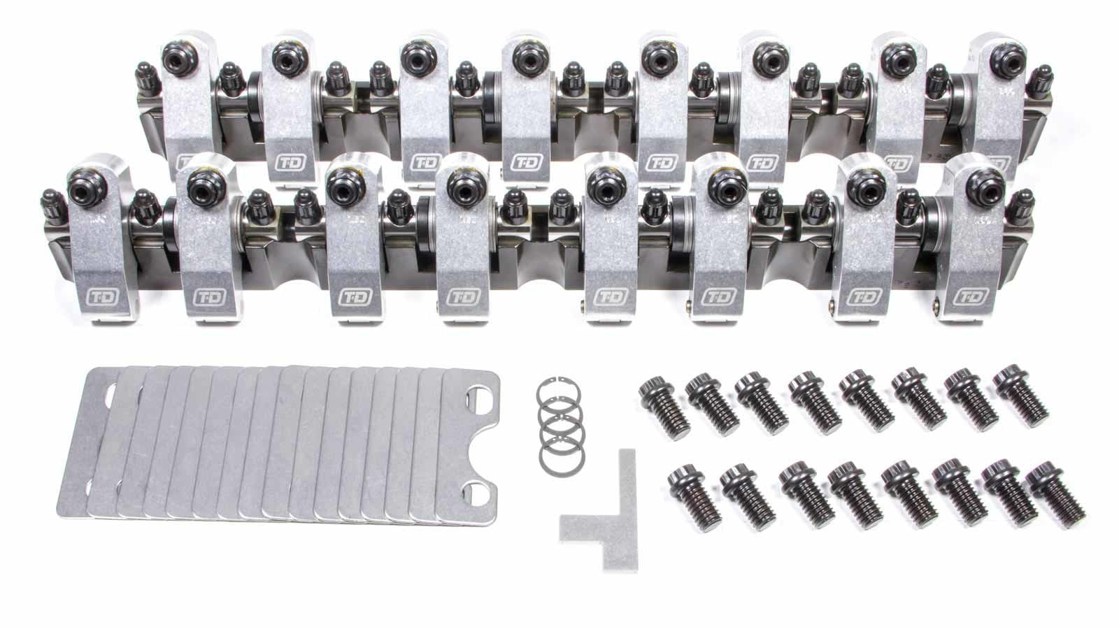 T&D Machine 7341-165/165 SBF Shaft Rocker Arm Kit - 1.65/1.65 Ratio T&D Machine 7341-165/165