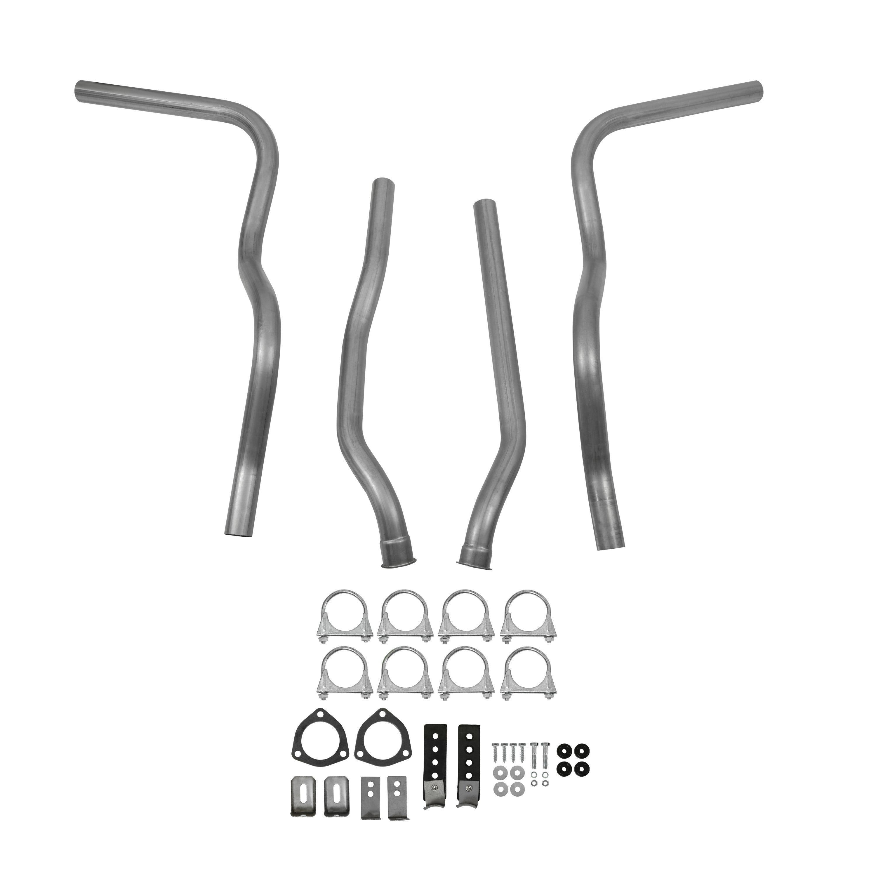 1966-1974 Ford Bronco (4WD) Header Back Exhaust System 255-351W V8 engines