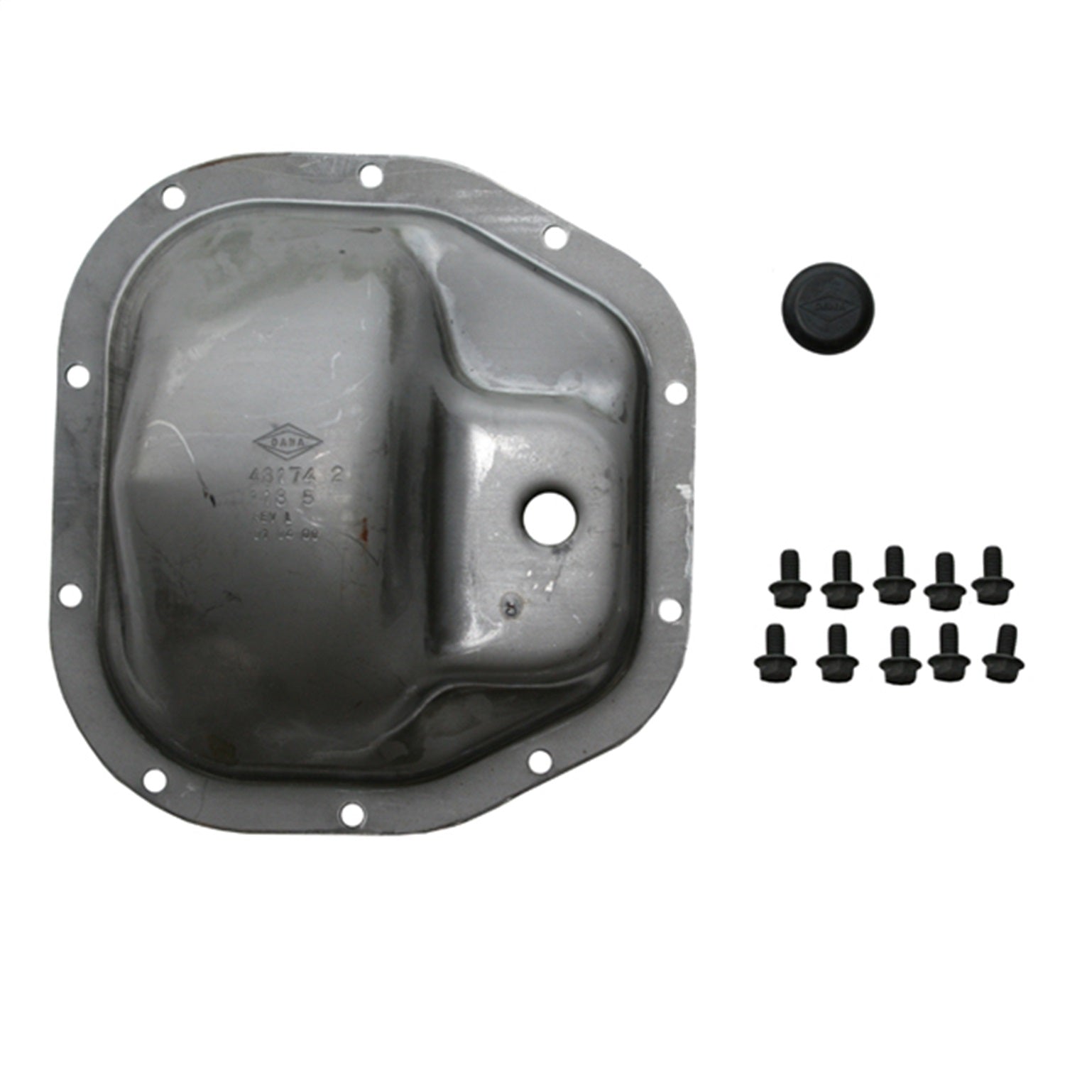 Omix 16595.84 Differential Cover; Dana 44; Steel; Incl. Bolts; Omix 16595.84