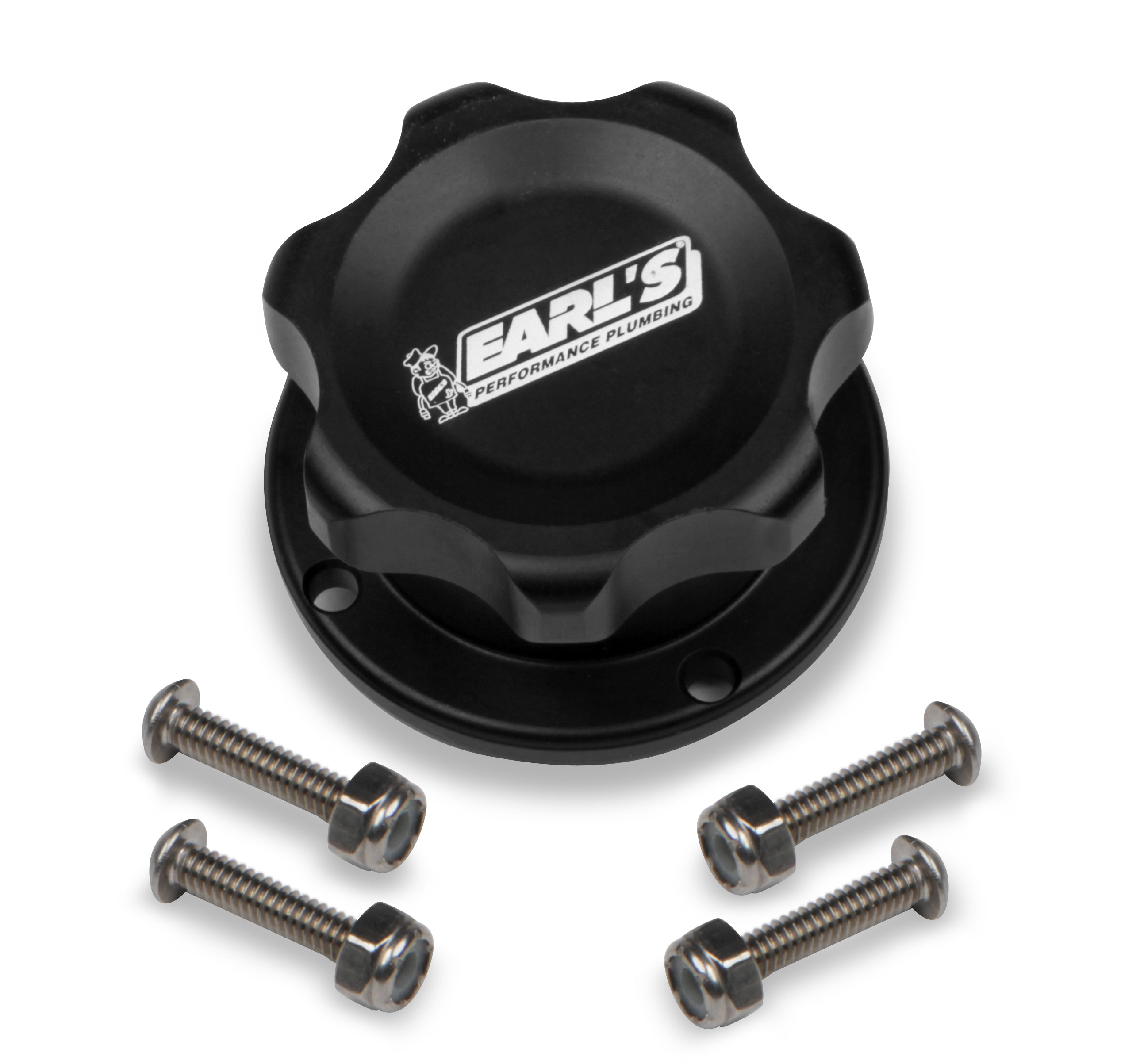 Earl's Performance 166020ERL Alm Fill Cap Kit w/Alm 4-Bolt Bung Earl's Performance 166020ERL