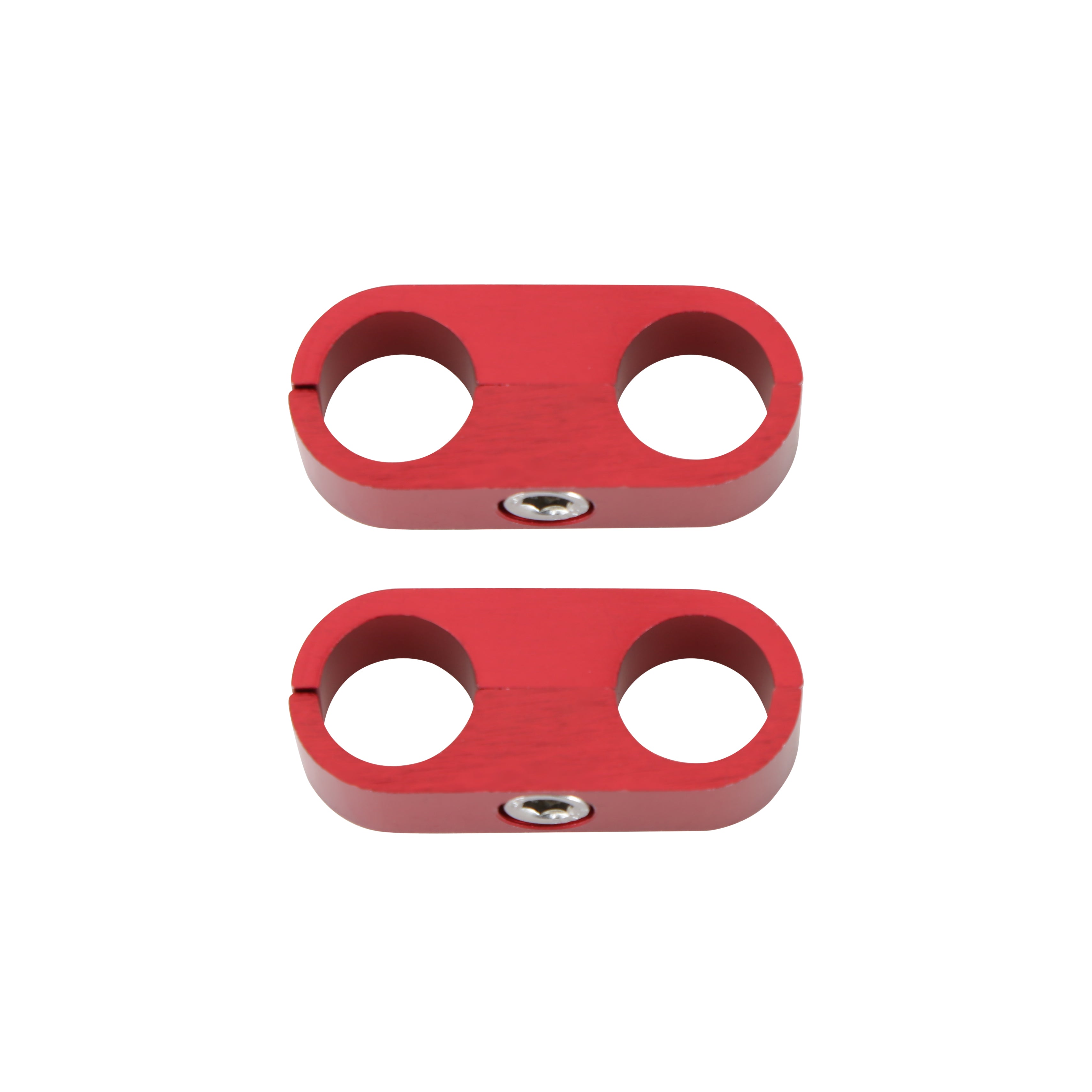 Hose & Tubing Separator, 5/8", Package Of 2, Red Anodized