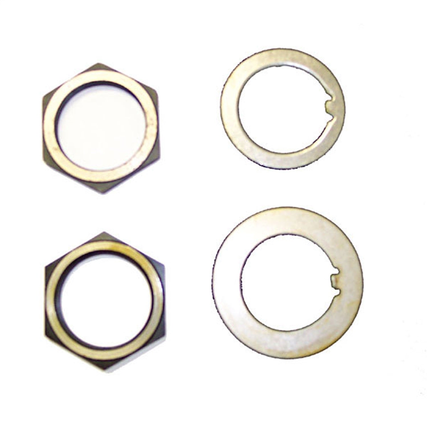 Omix 16710.01 Spindle Nut And Washer Kit; Dana 27; Incl. 2 Nuts/2 Washers; Omix 16710.01
