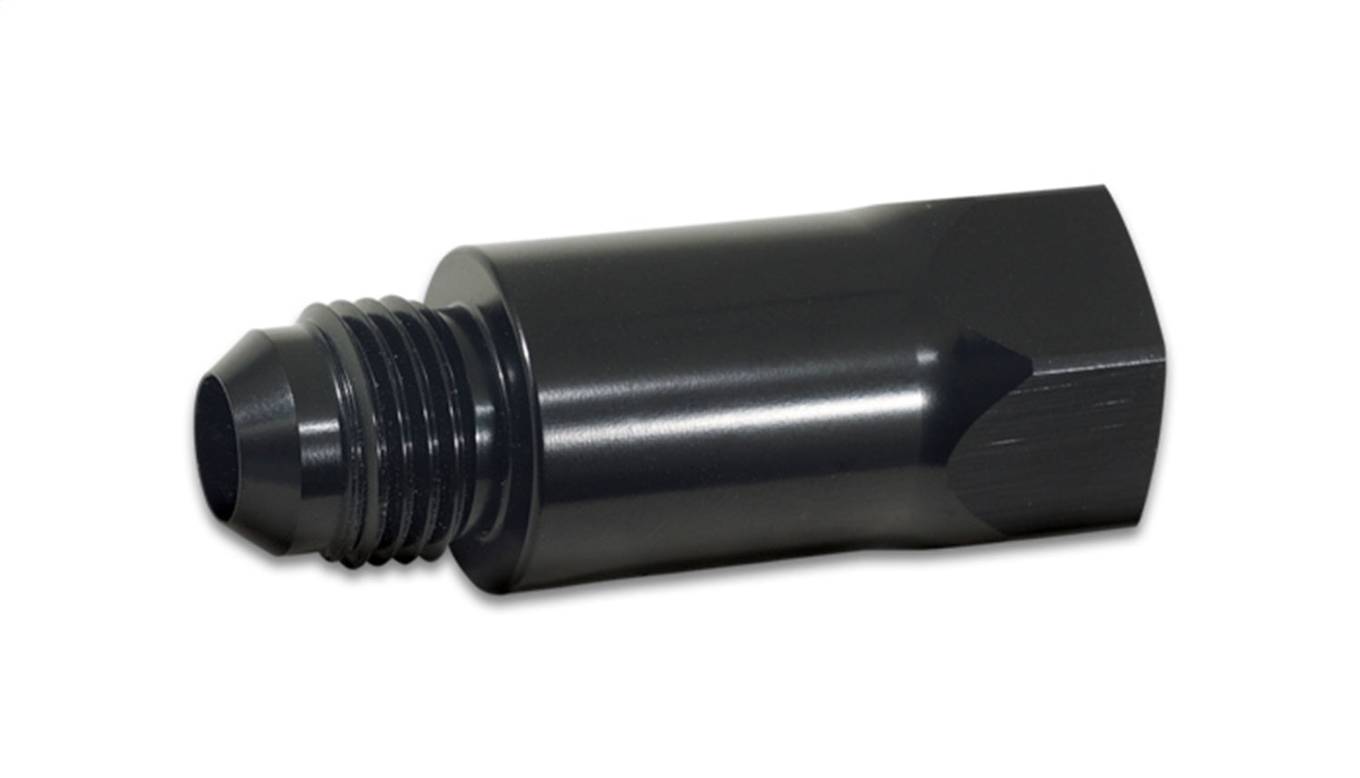 Vibrant Performance 16714 External Rollover Valve; Male An Size: -6; Female ORB Size: -10; Black Anodized; Vibrant Performance 16714