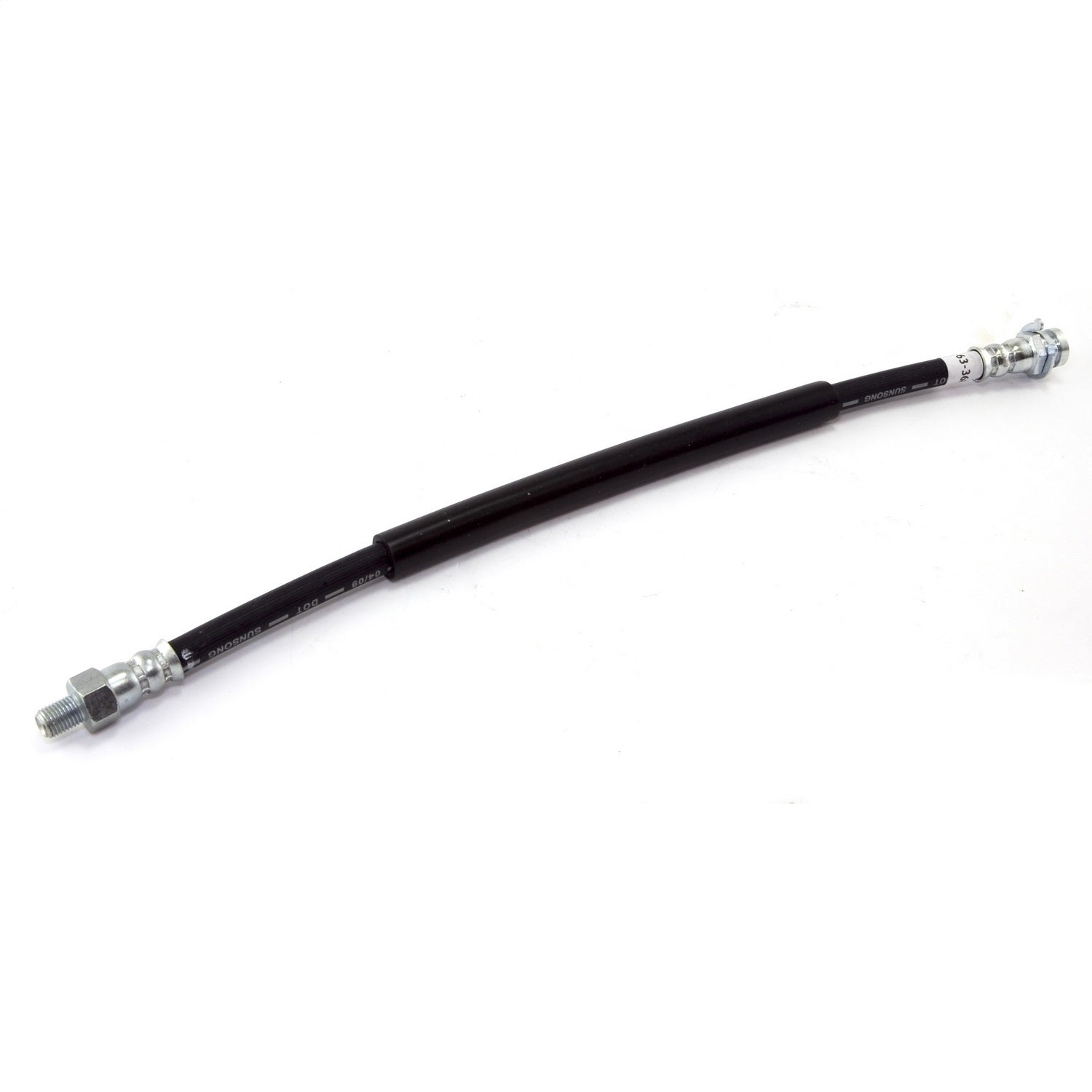 Omix 16732.05 Brake Hose; Front; w/6-Bolt Calipers; 15 in. Length; Omix 16732.05