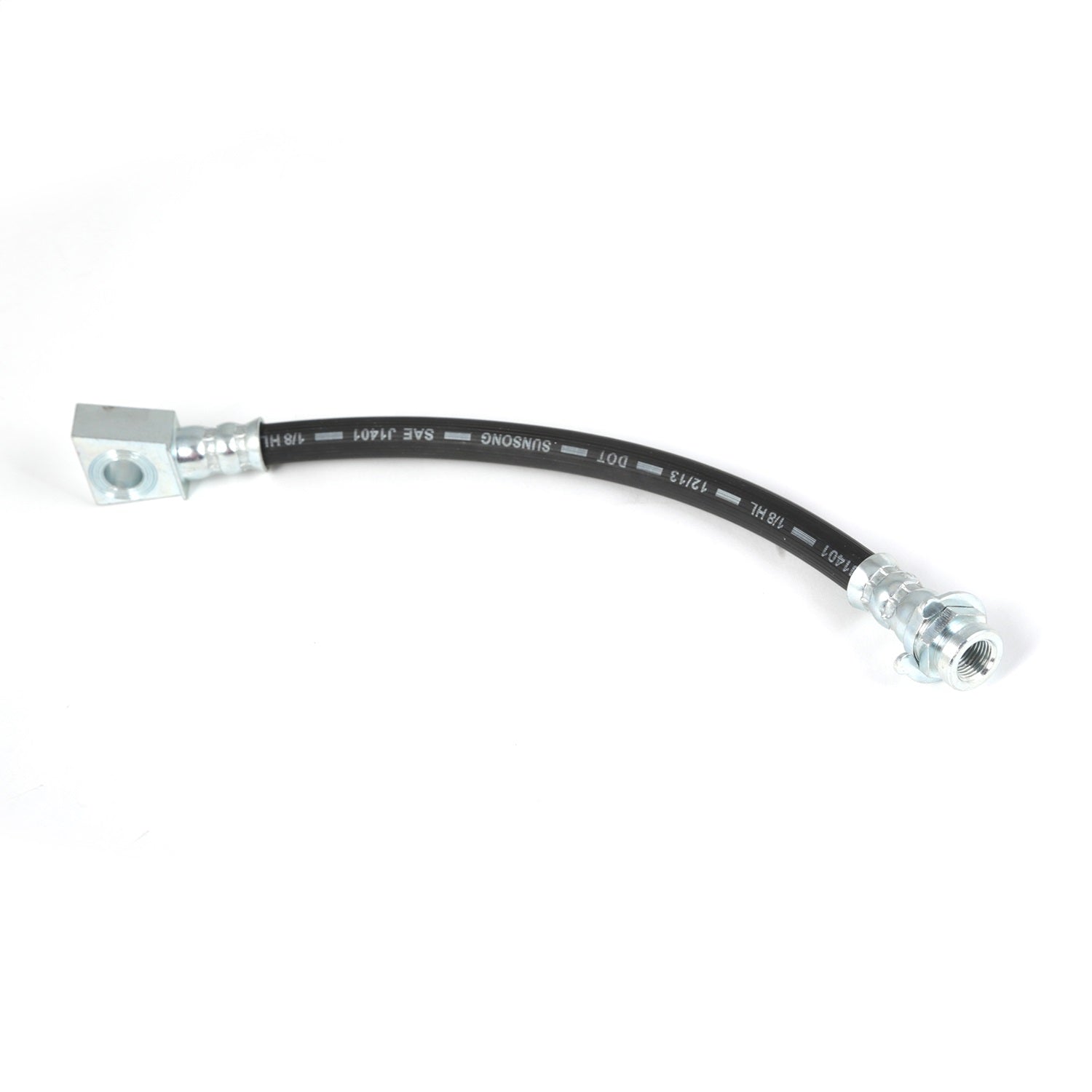 Omix 16732.33 Brake Hose; Front Left; 18 in. Length; Omix 16732.33