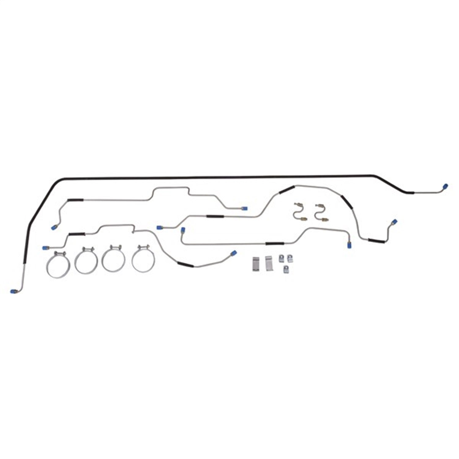 Omix 16737.02 Steel Brake Line Set; Front or Rear; Full Line; Omix 16737.02