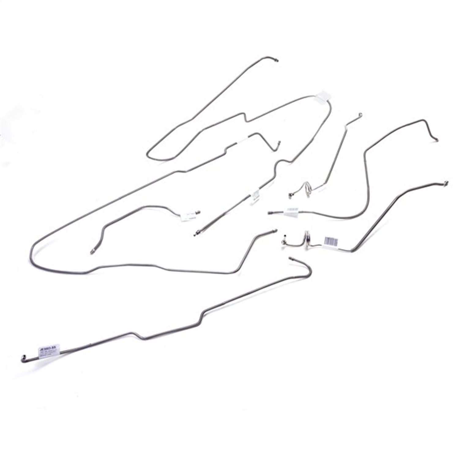 Omix 16737.44 Brake Line Set; Steel; Front and Rear; Omix 16737.44