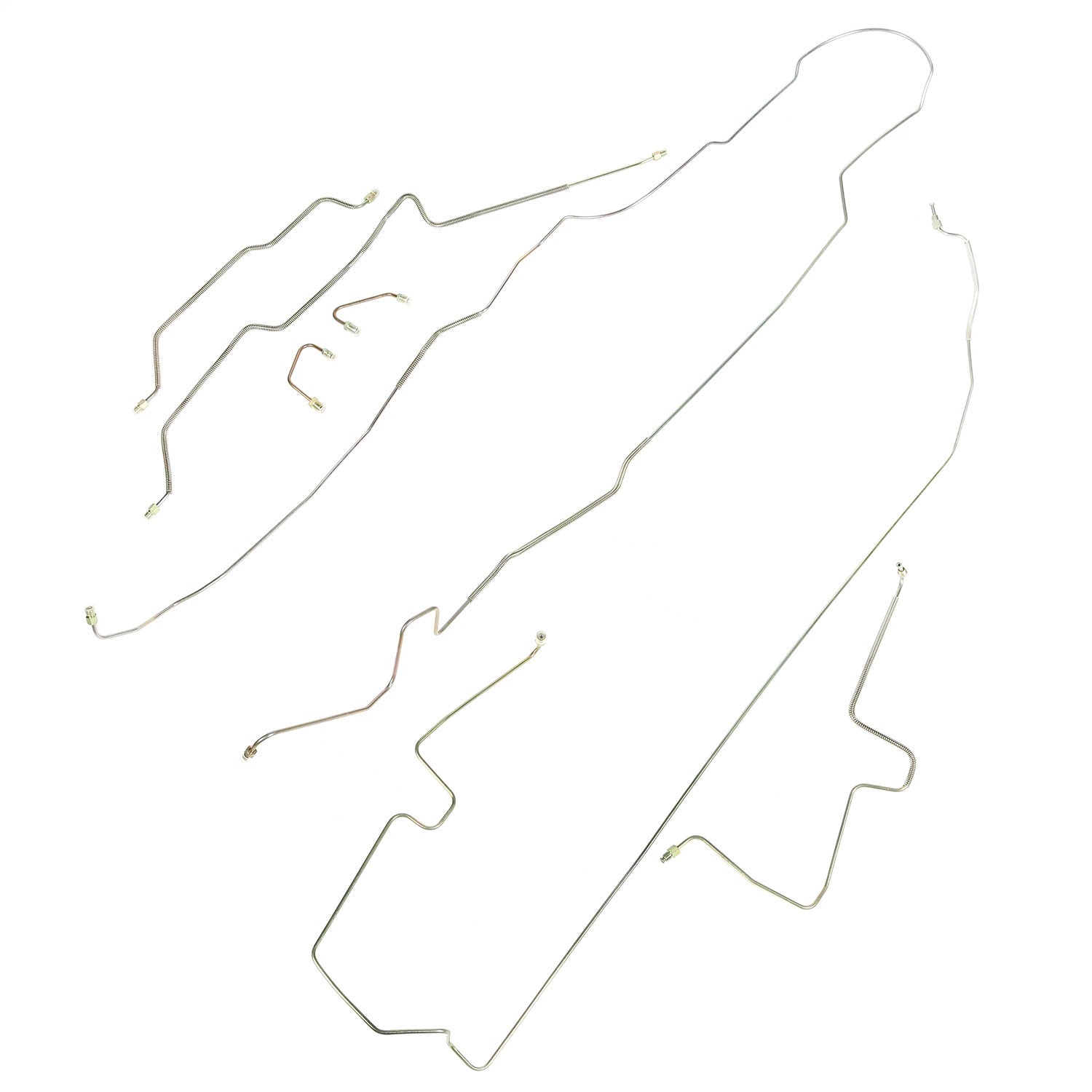 Omix 16737.51 Brake Line And Fitting Kit; Steel; Omix 16737.51