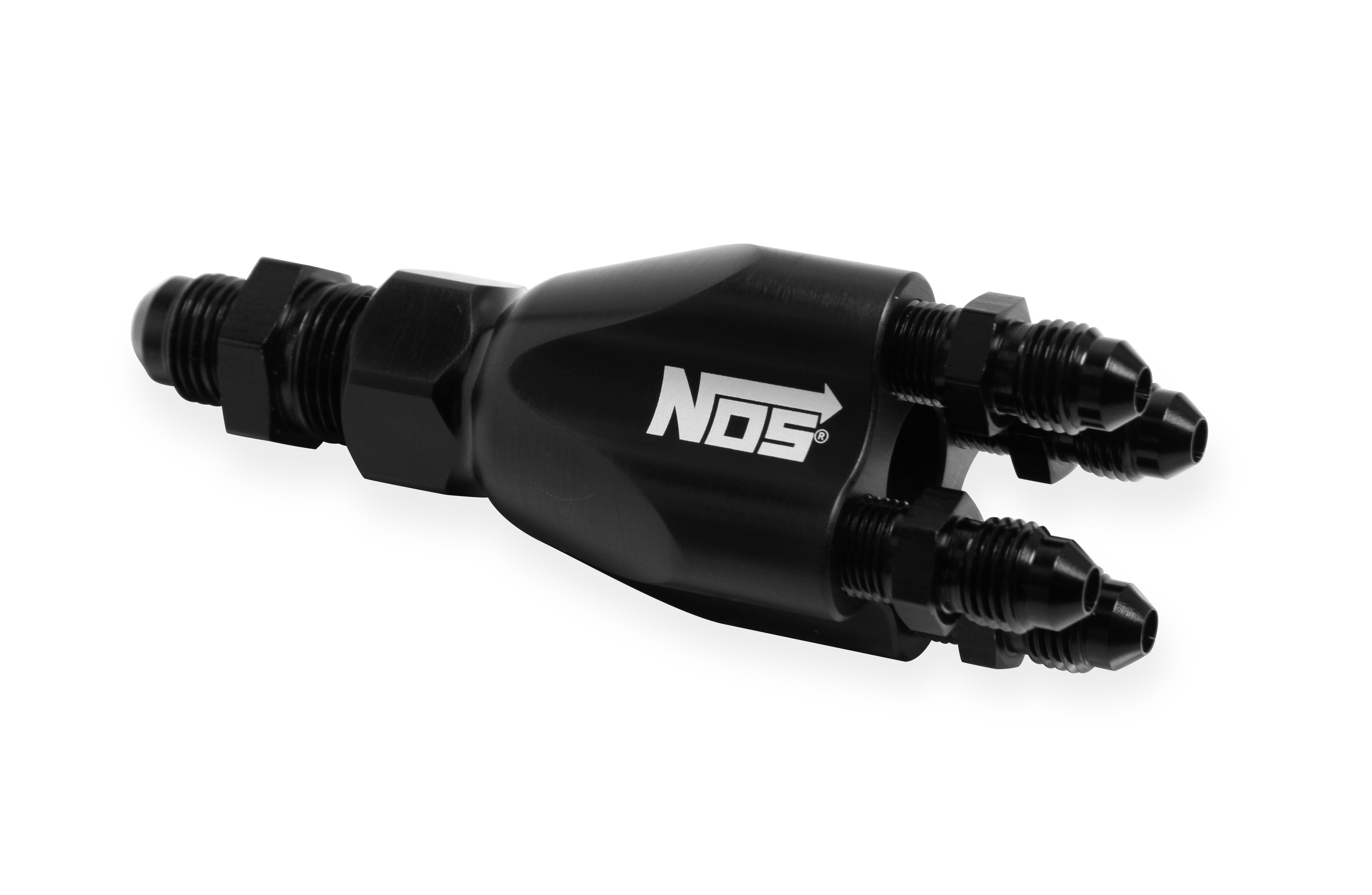 NOS/Nitrous Oxide System 16752NOS Showerhead Distribution Block w/Fittings Black NOS/Nitrous Oxide System 16752NOS